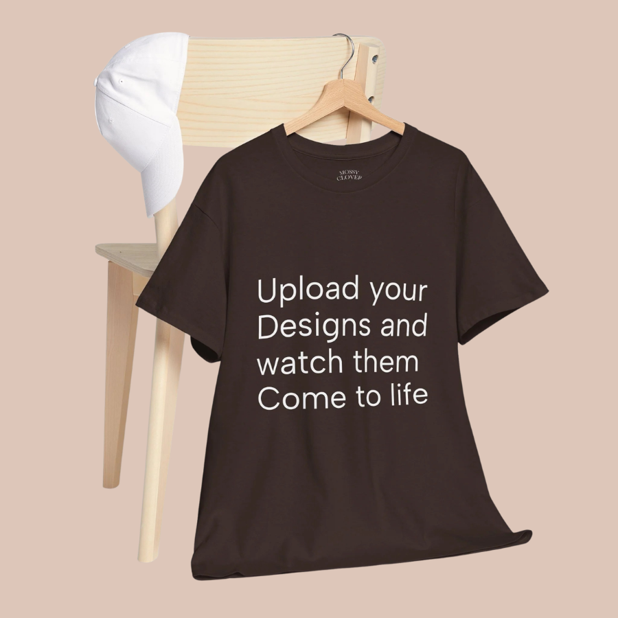 Customizable T‑Shirt – "Upload Your Designs and Watch Them Come to Life"