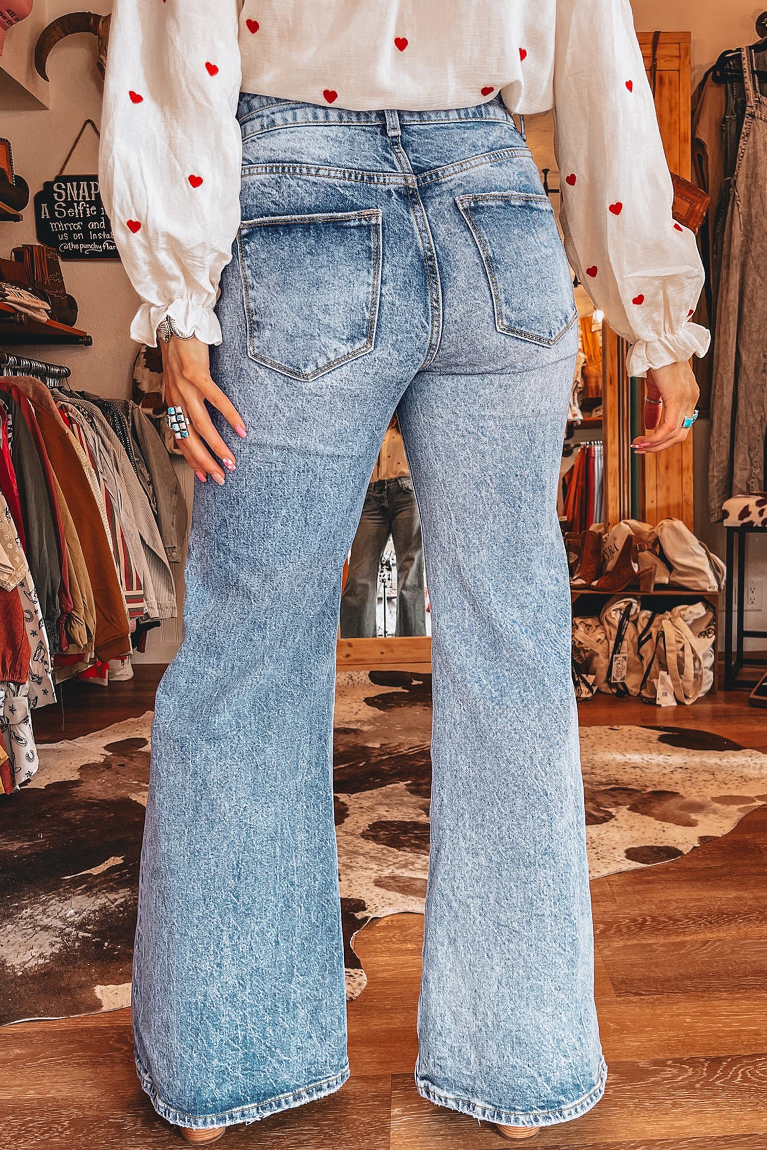 The Blue Ridge Flare Jeans - for Women