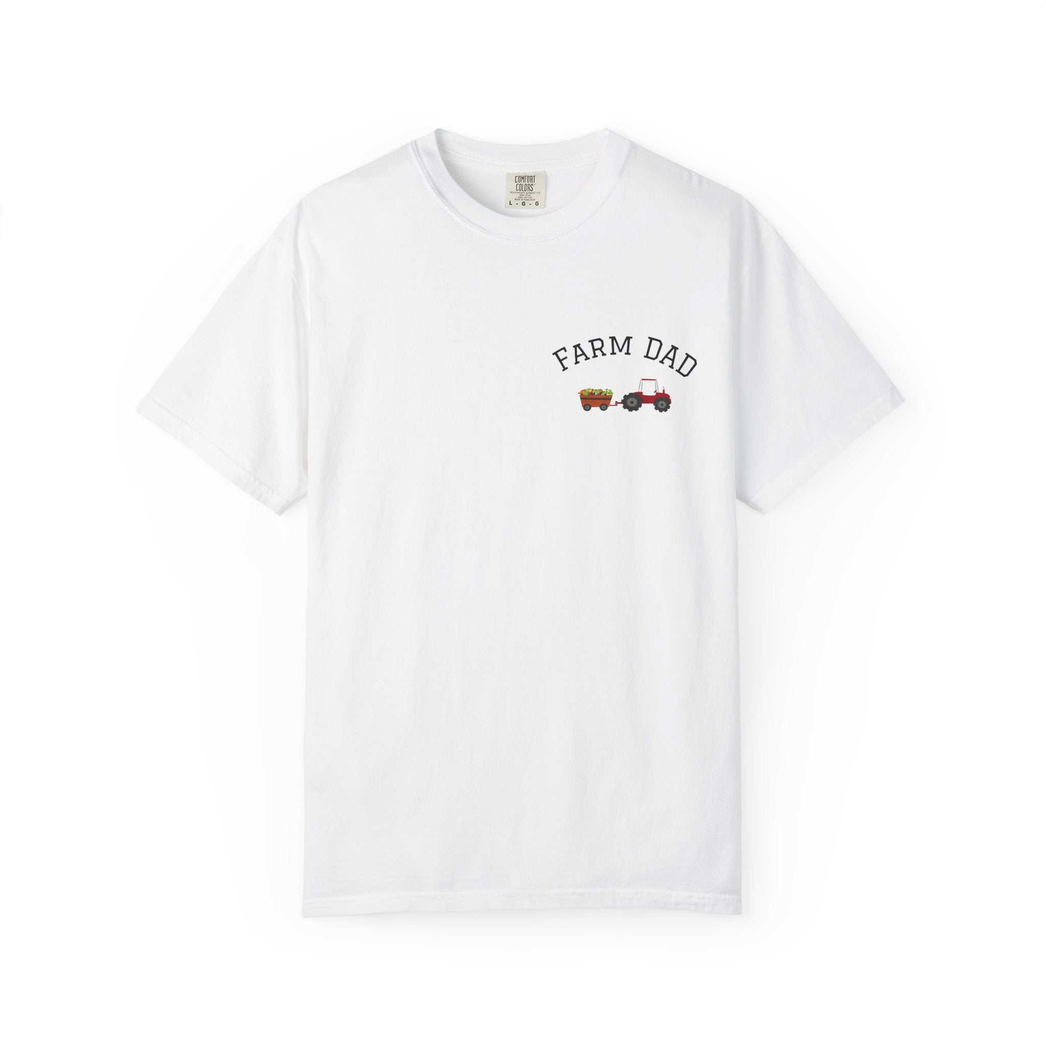 Farmer Dad T-Shirt — Rustic Farm Animals Graphic Tee