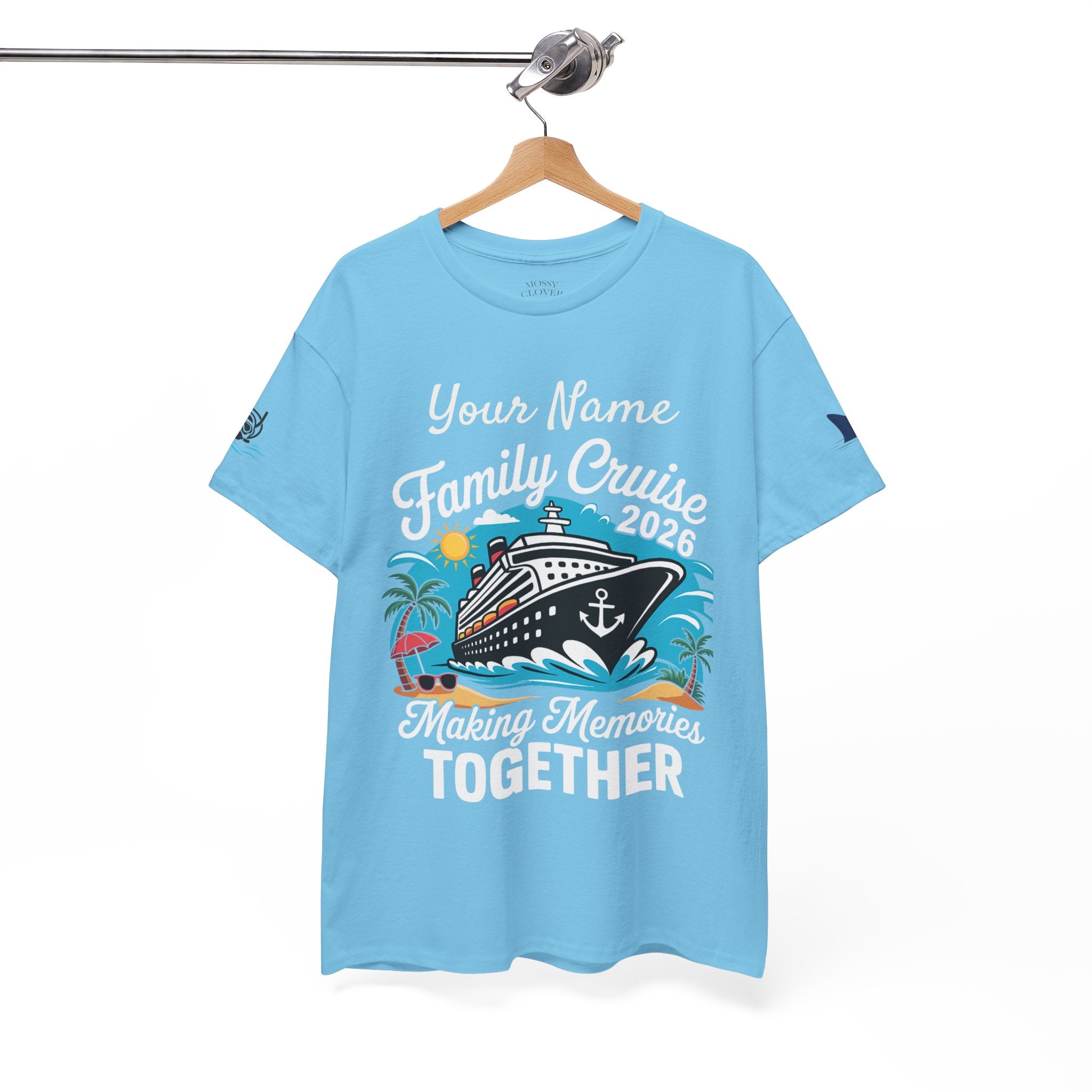 Family Cruise T‑Shirt — Customizable 'Making Memories Together' Cruise Vacation Tee