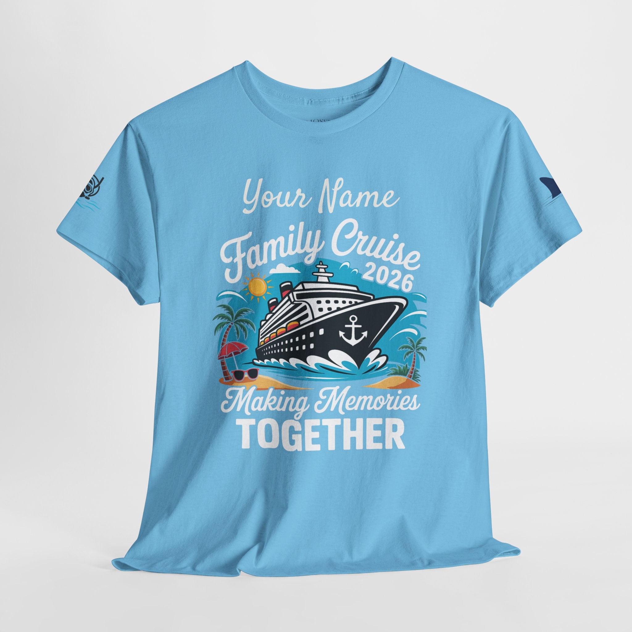 Family Cruise T‑Shirt — Customizable 'Making Memories Together' Cruise Vacation Tee