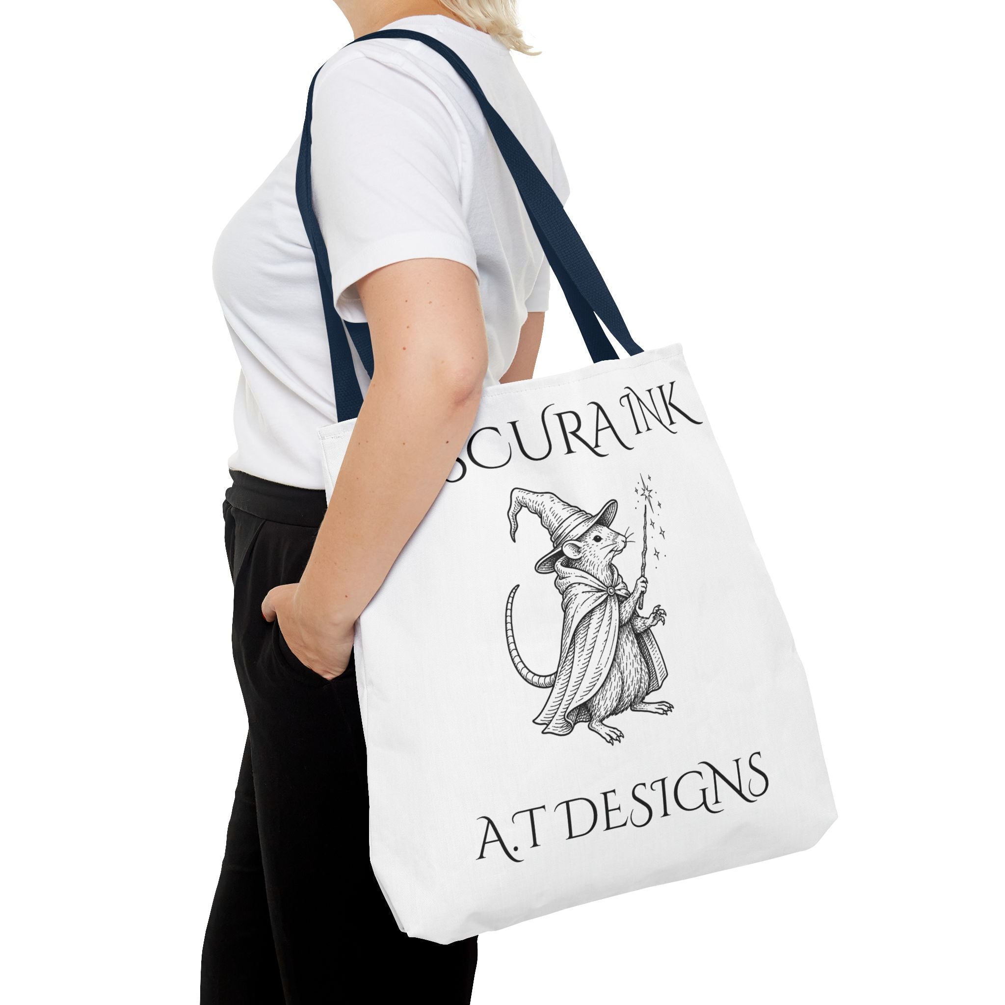 Obscura Ink Compass Tote Bag — Gothic Star Logo Canvas Tote