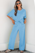 The Morning Meadow Boxy Tee and Barrel Lounge Set for Women