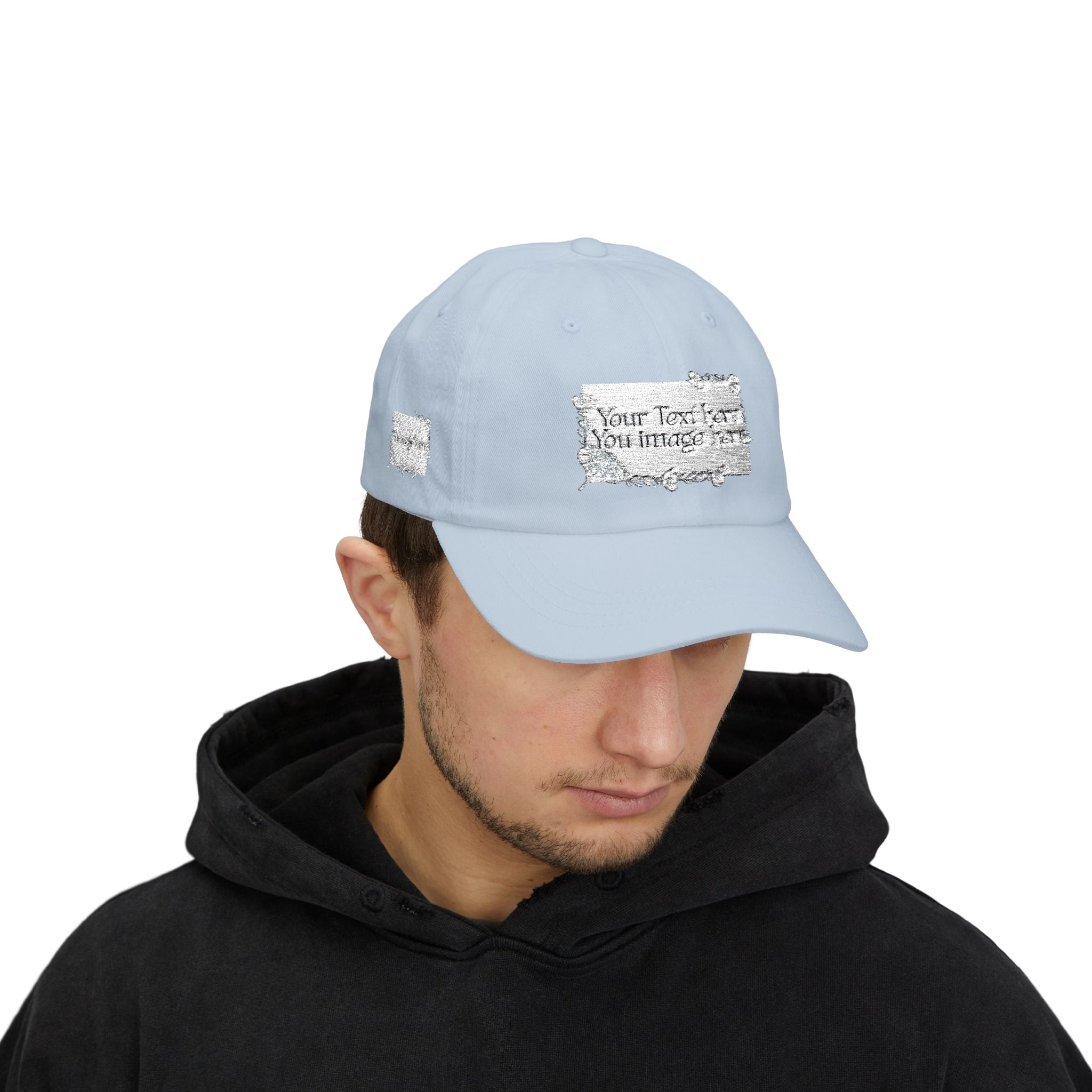 Minimal 'Print it your way' Embroidered Hat