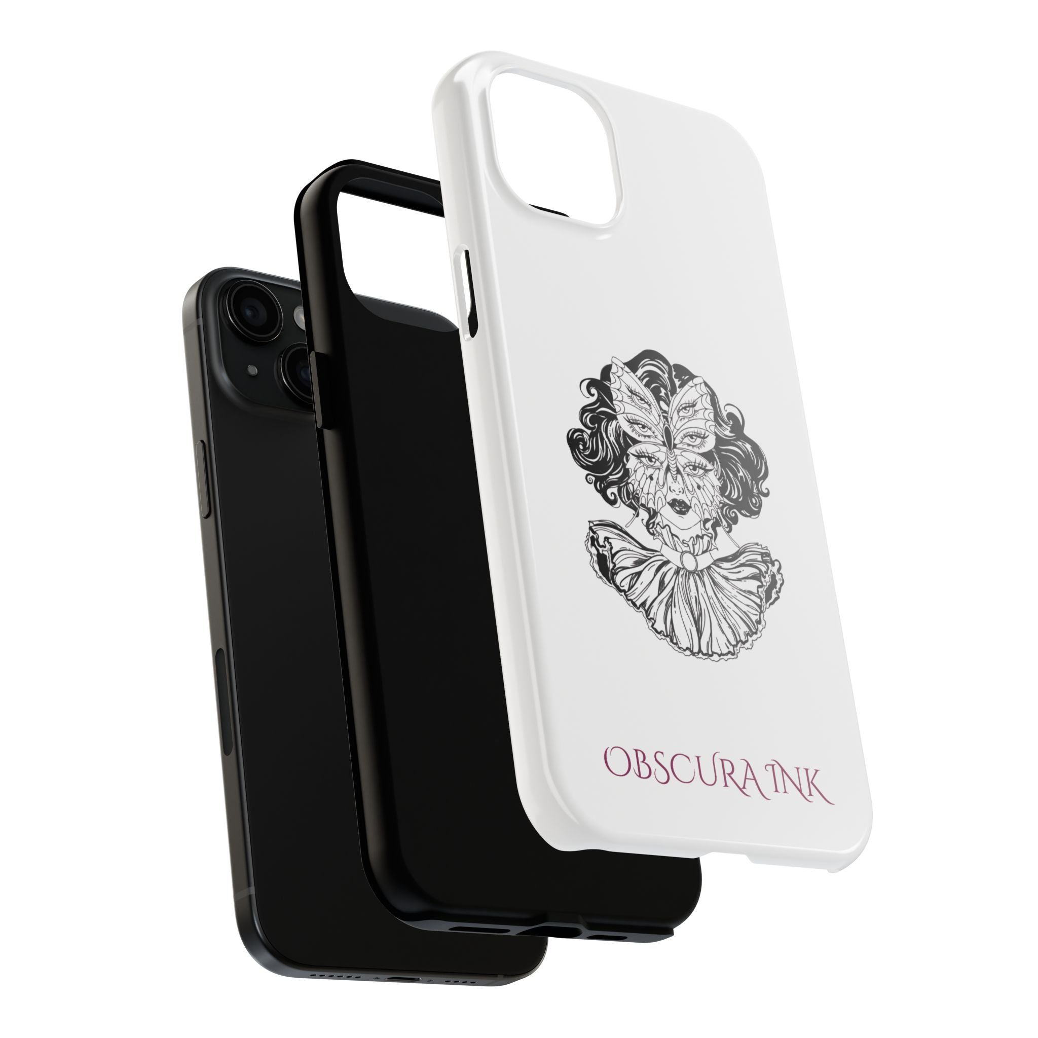 Tough Phone Case — Obscura Ink Shield Design