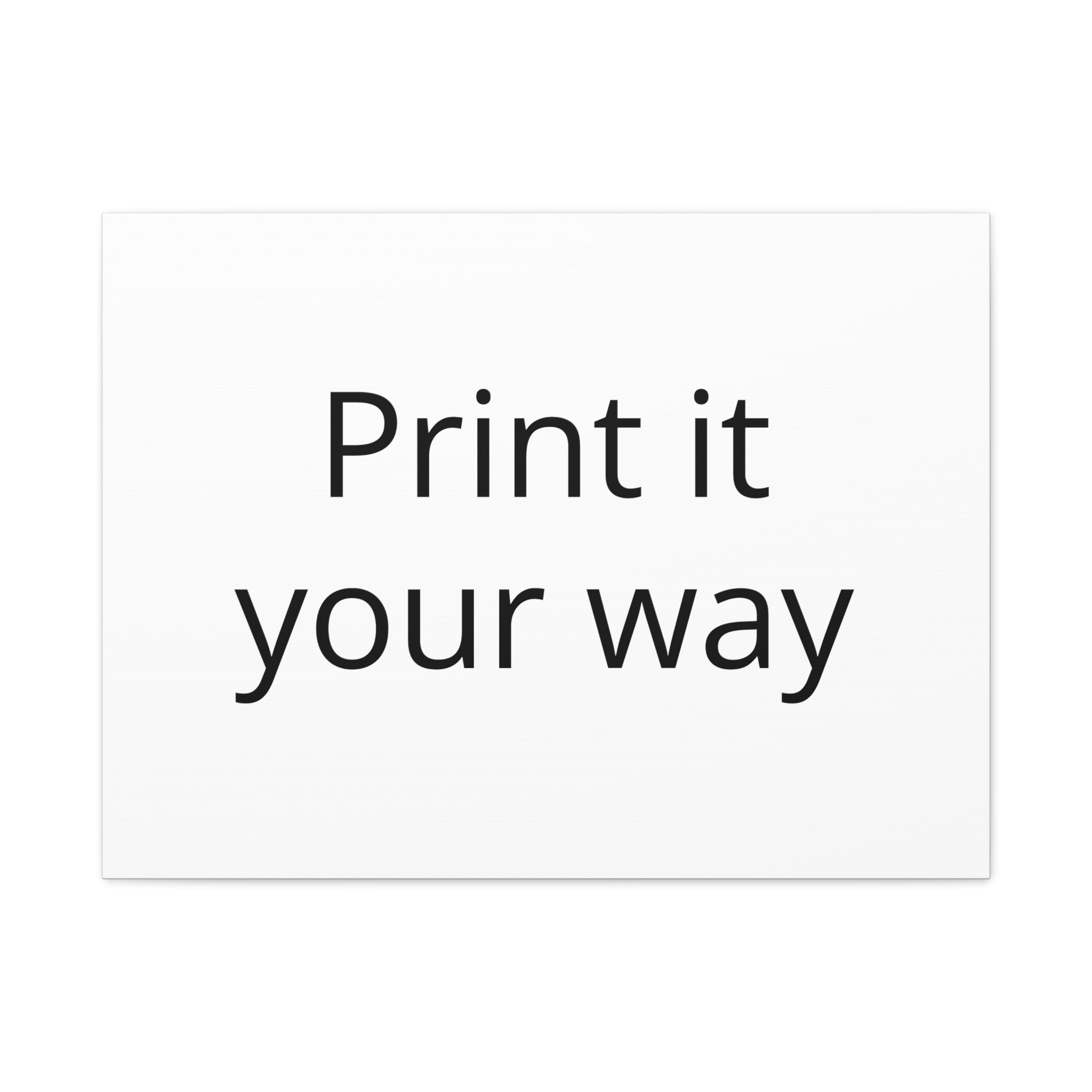 Matte Canvas, Stretched, 1.25"