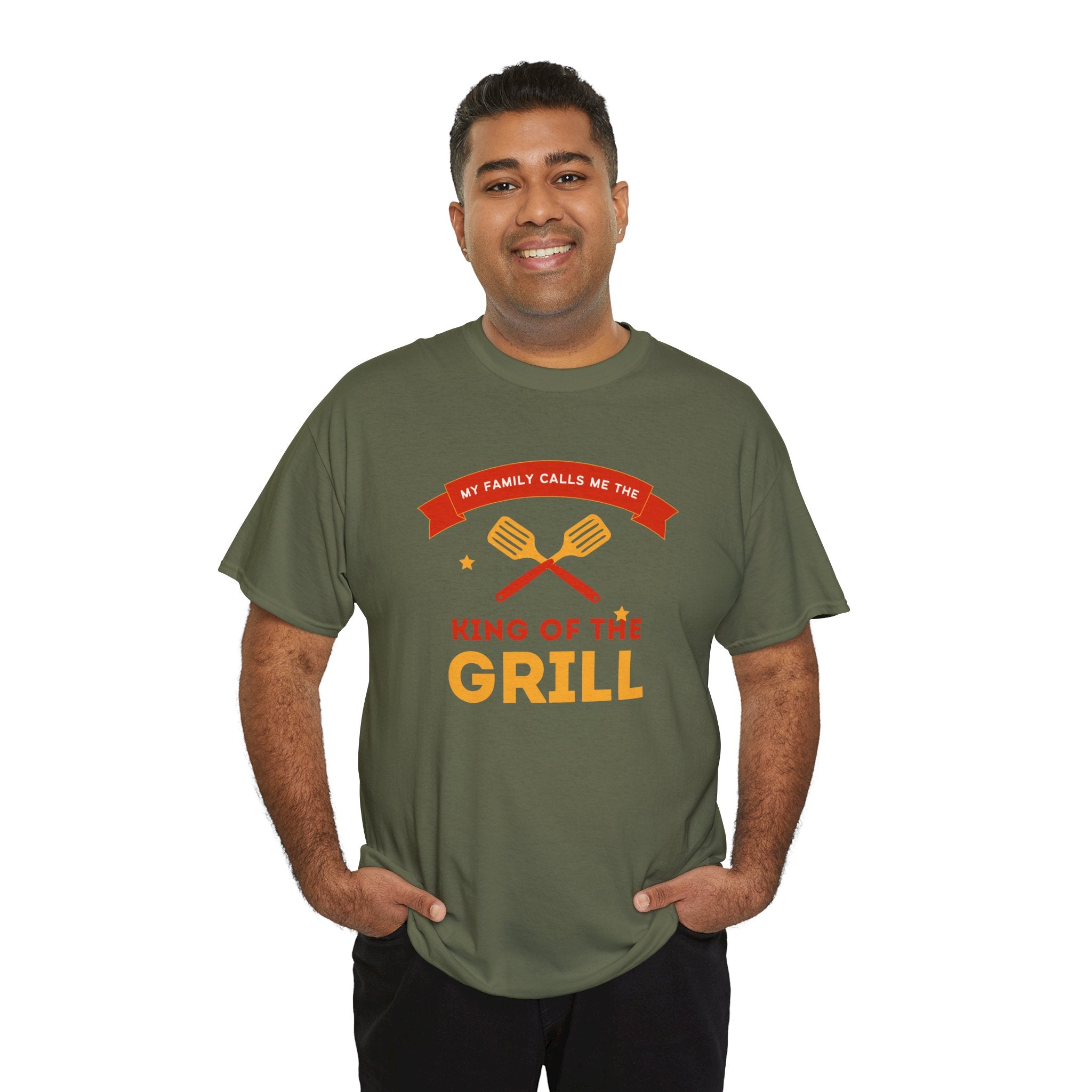 King of the Grill T-Shirt — My Family Calls Me The King of the Grill BBQ Tee