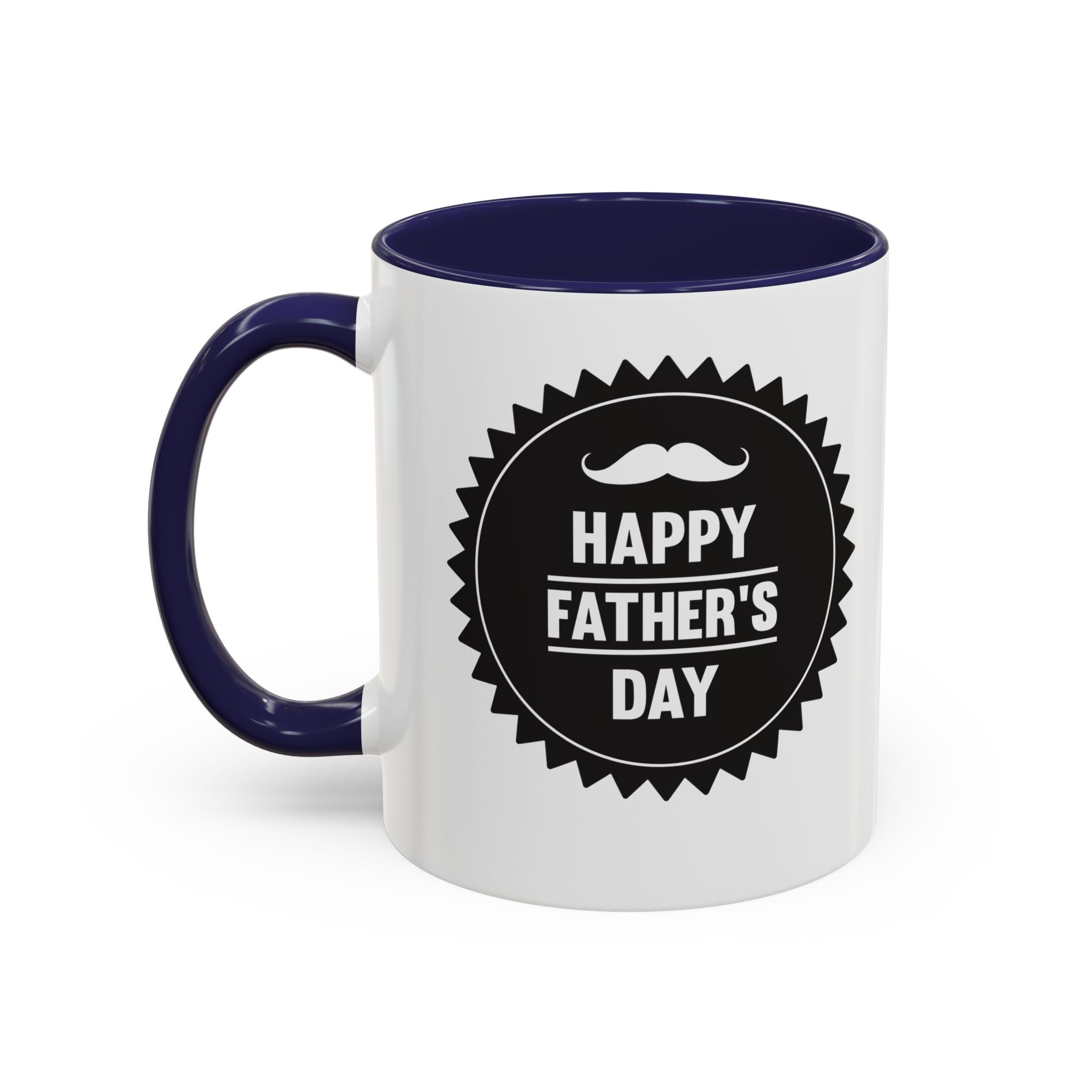 Fatherhood Coffee Mug – Vintage Hands Embrace 11/15oz Accent Mug (Best Dad Gift)