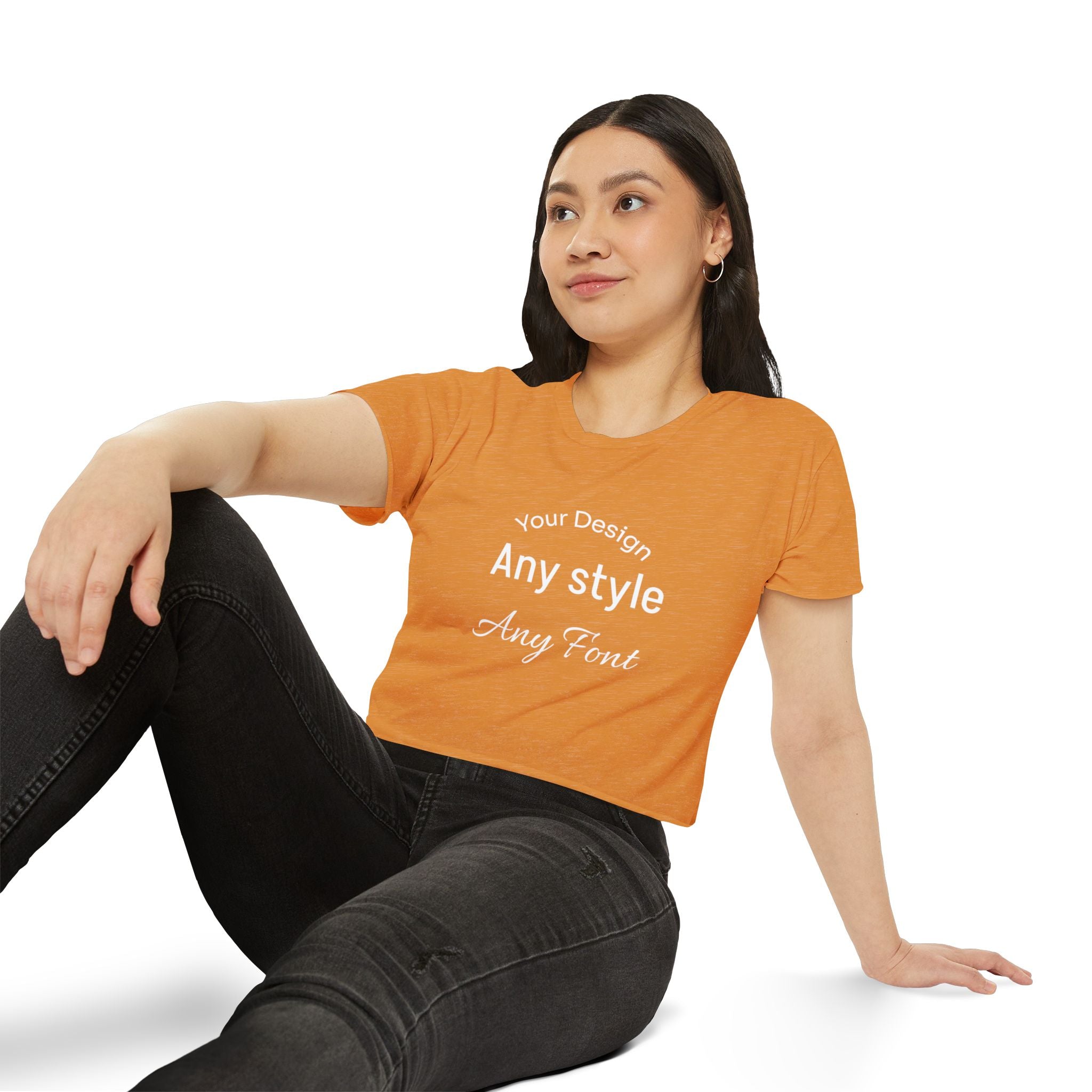 Women's Festival Crop Top — Customizable Graphic Crop Tee