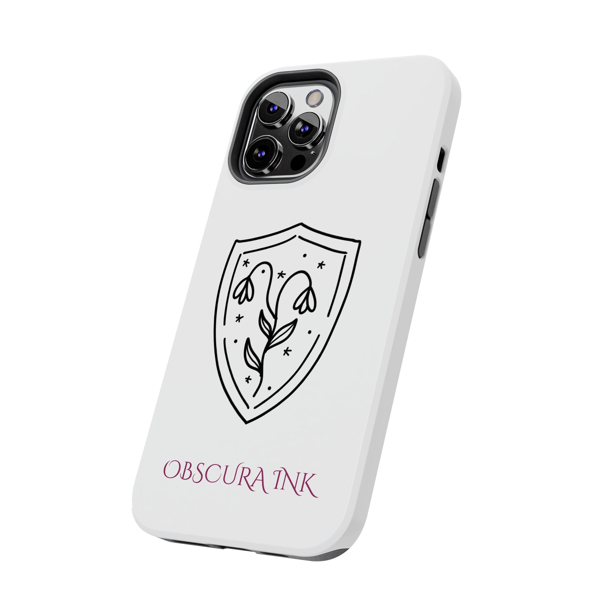 Tough Phone Case — Obscura Ink Shield Design