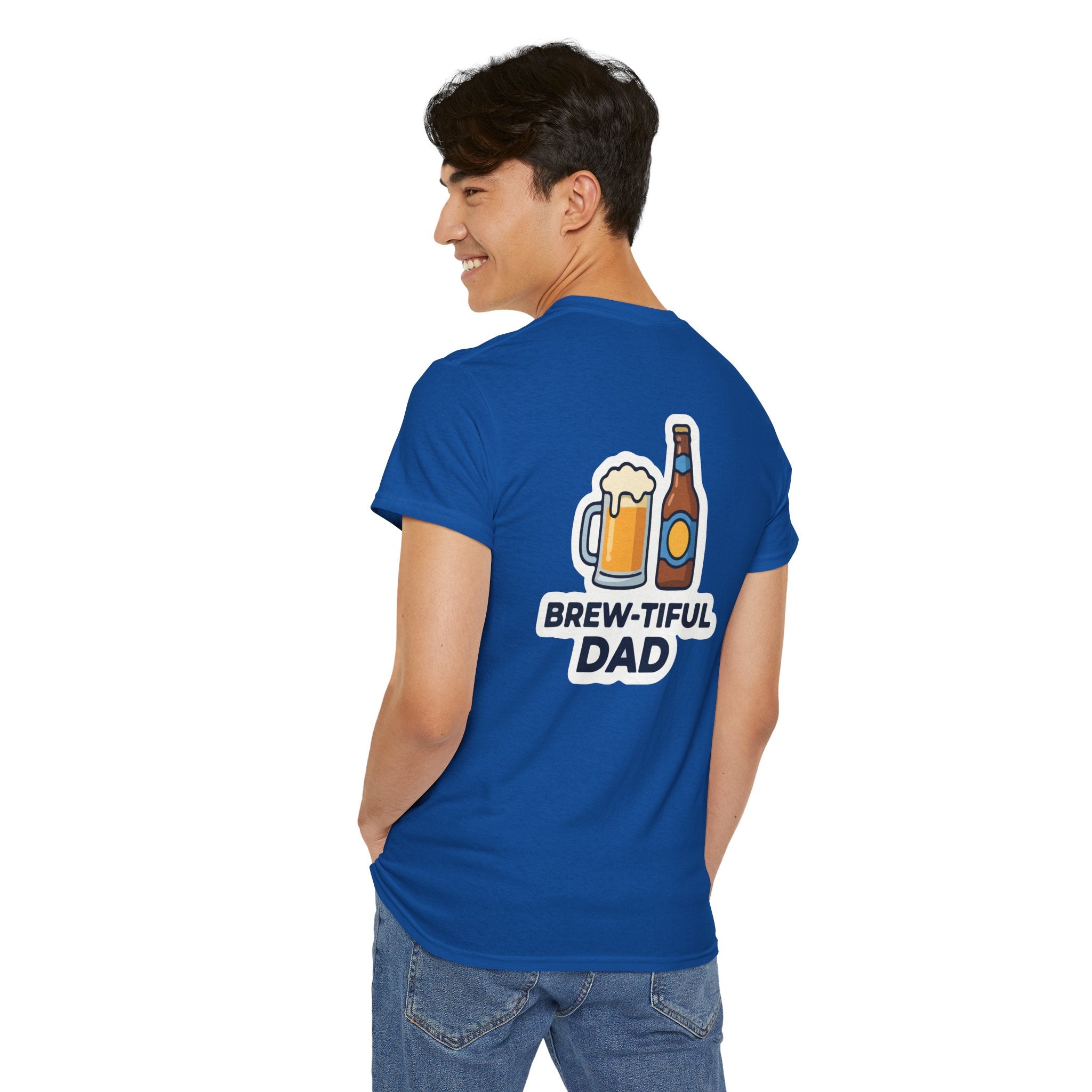 Brew-tiful Dad T-Shirt — Funny Father's Day Beer Tee