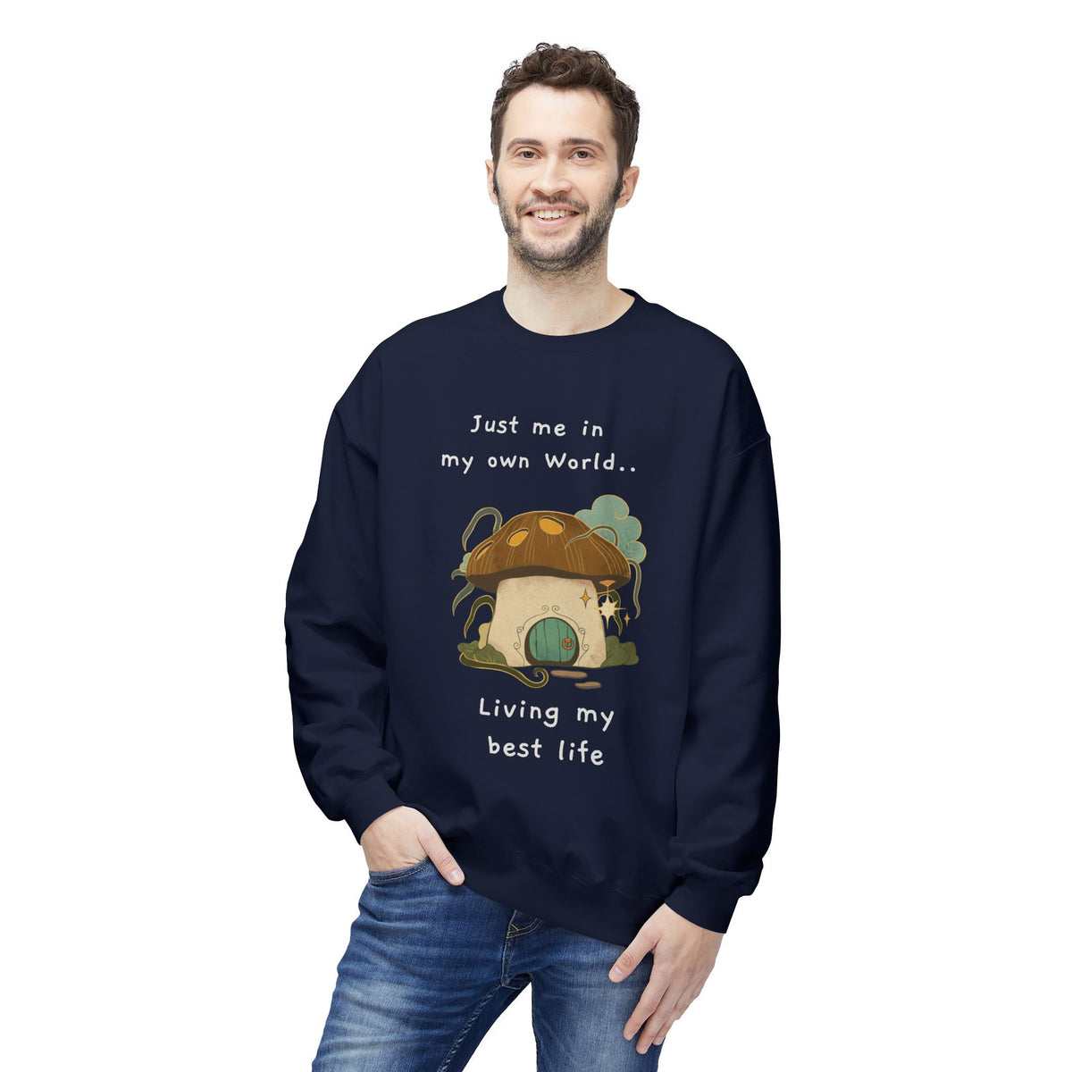 Cozy Mushroom House Sweatshirt — Crewneck