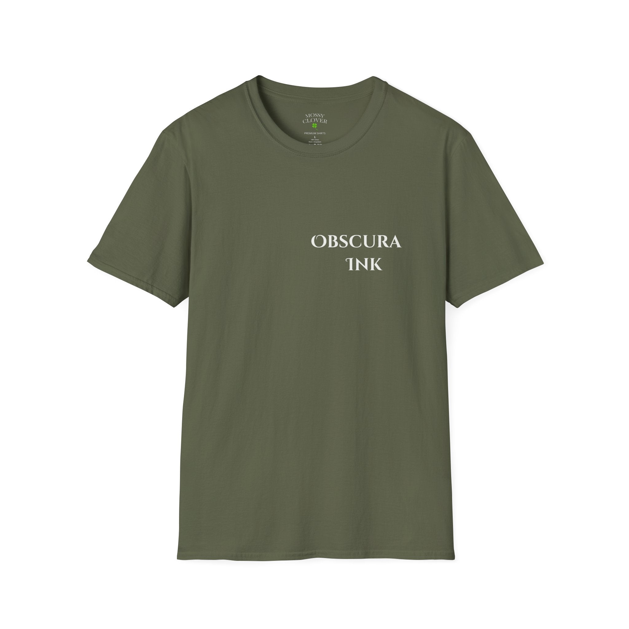 Moon logo ~ Obscura Ink Signature Tee ~ Back