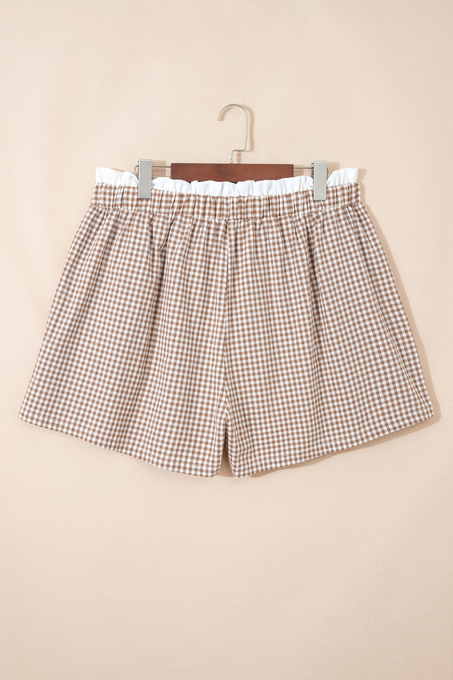 Ruffle up ~ Gingham Shorts