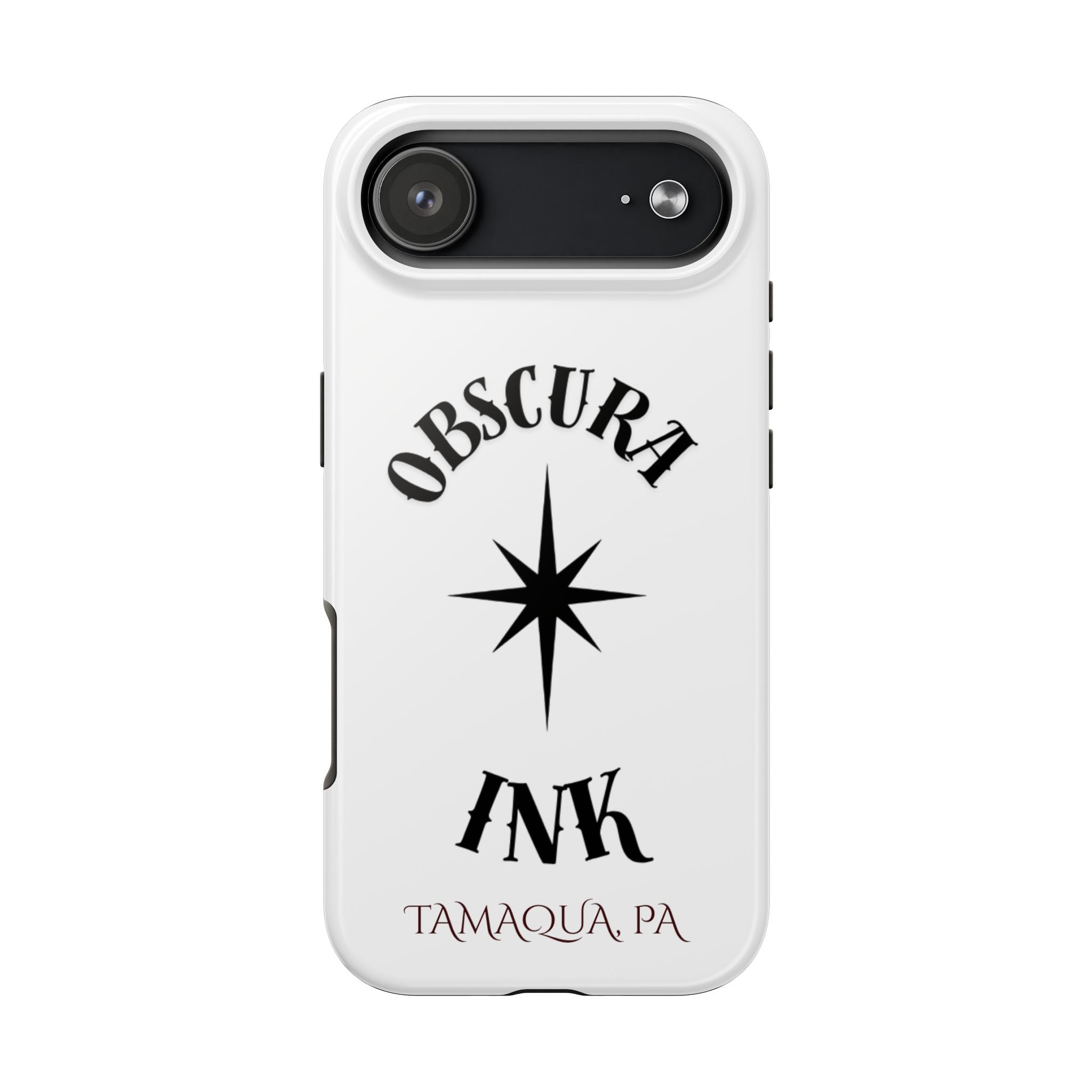 Tough Phone Case — Obscura Ink Compass Design (Tamaqua, PA)