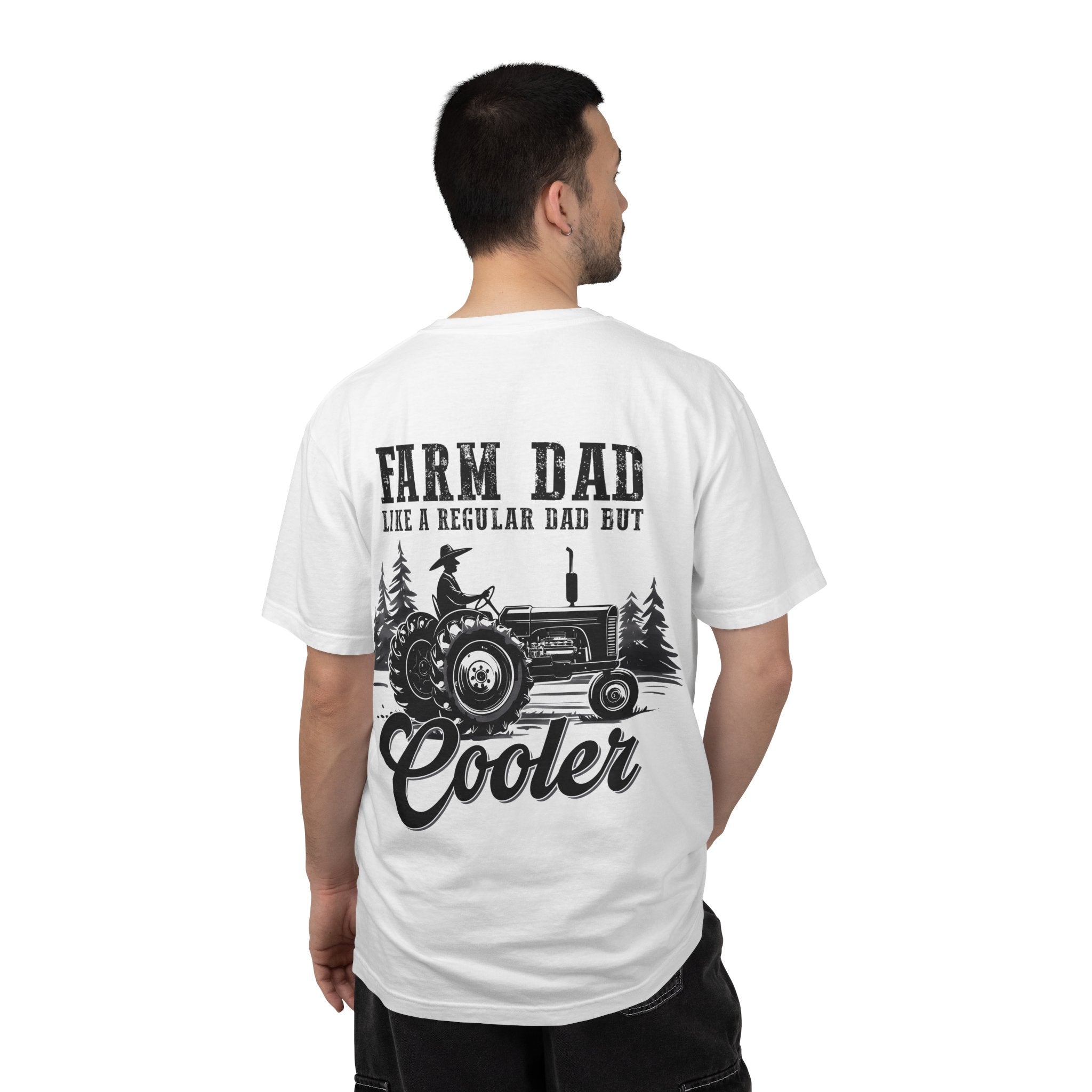 Farmer Dad T-Shirt — Rustic Farm Animals Graphic Tee