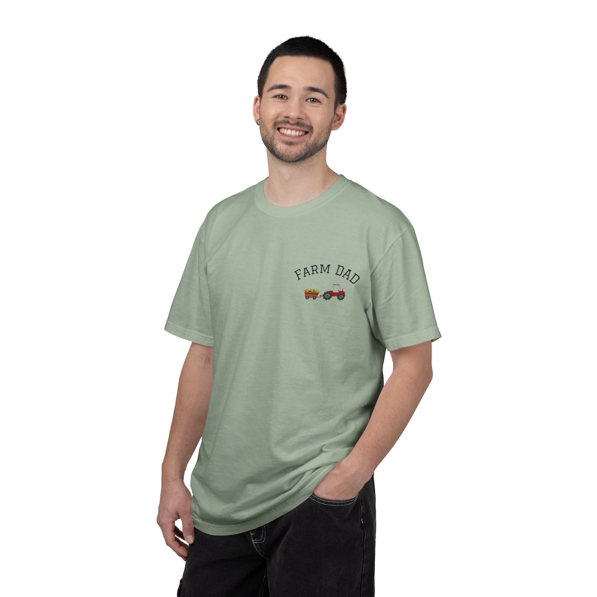 Farmer Dad T-Shirt — Rustic Farm Animals Graphic Tee