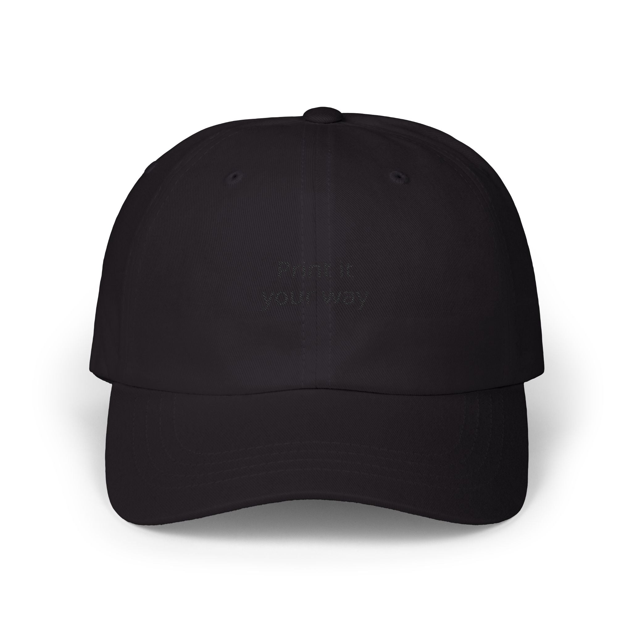 'Print it your way' Embroidered Hat