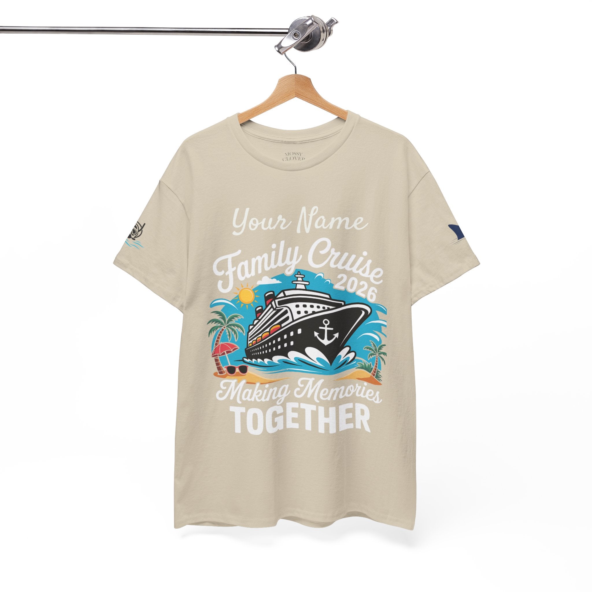 Family Cruise T‑Shirt — Customizable 'Making Memories Together' Cruise Vacation Tee