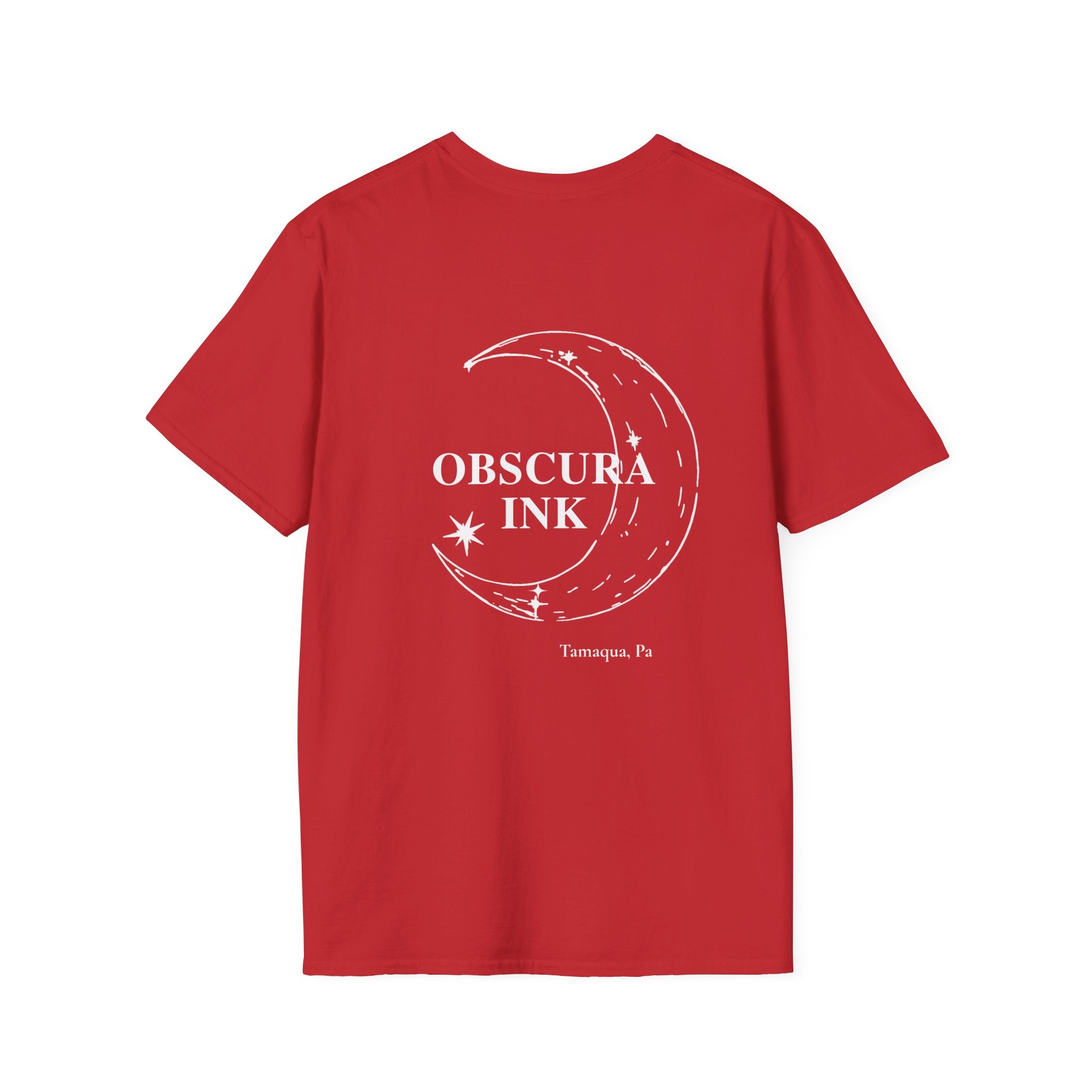 Moon logo ~ Obscura Ink Signature Tee ~ Back