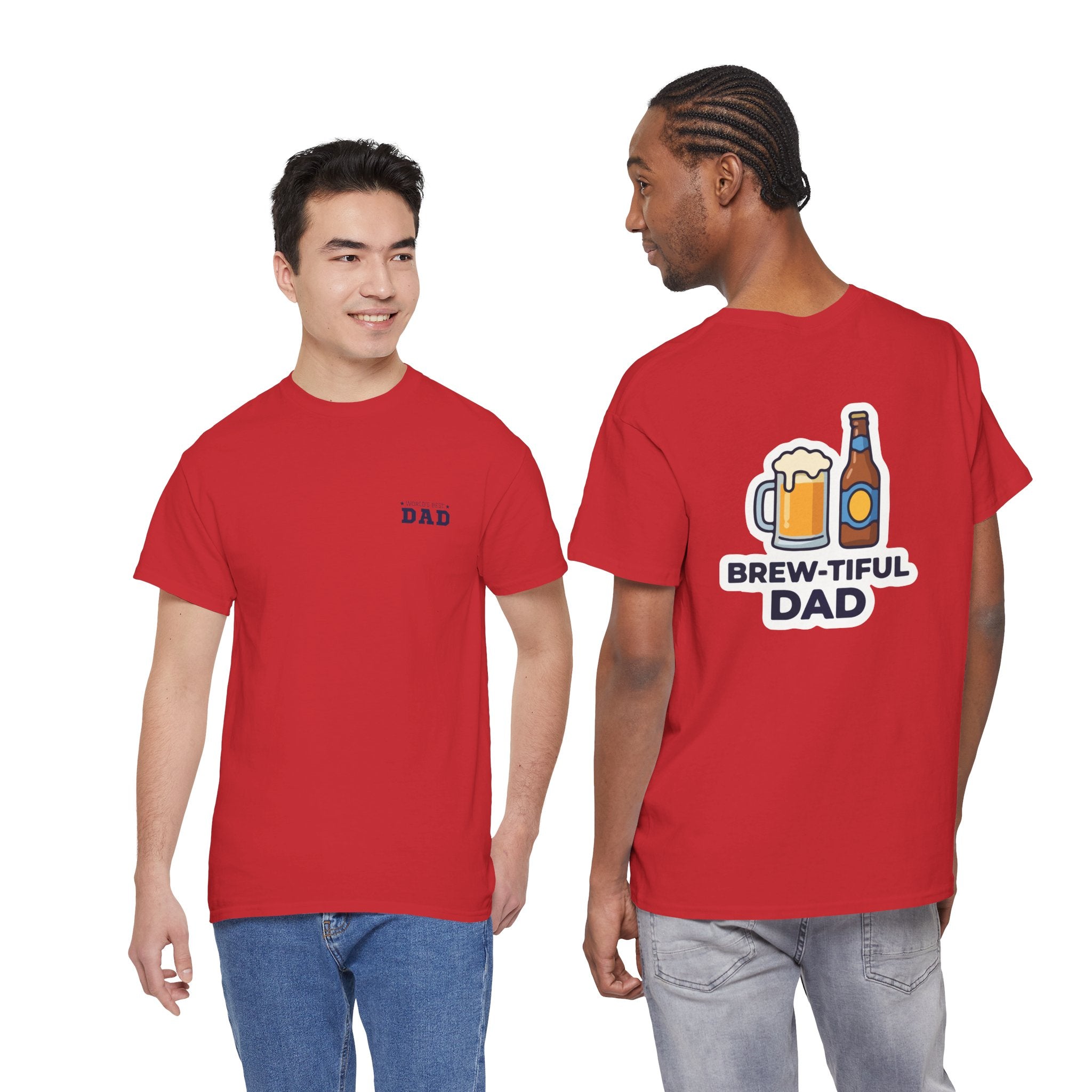 Brew-tiful Dad T-Shirt — Funny Father's Day Beer Tee