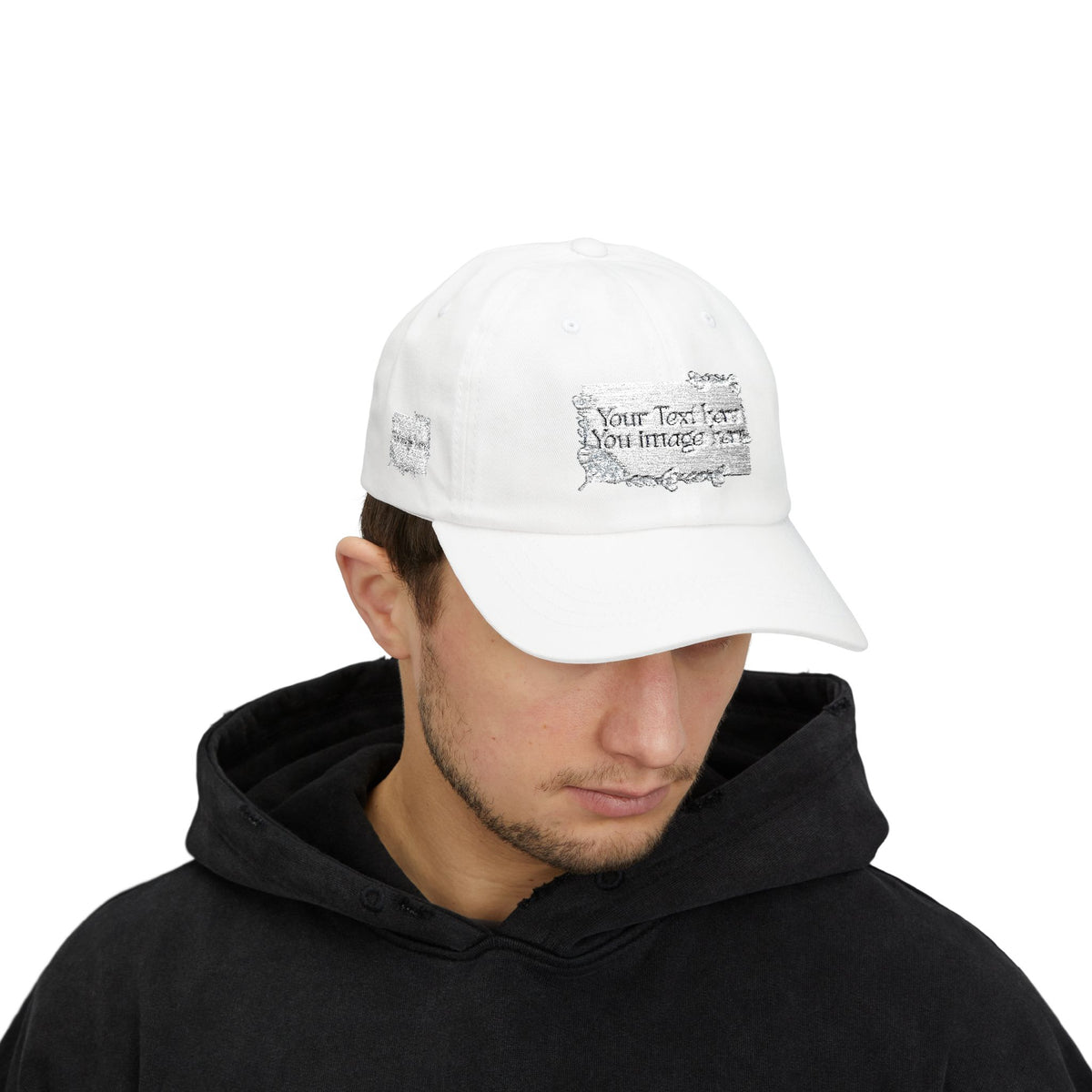 Minimal 'Print it your way' Embroidered Hat