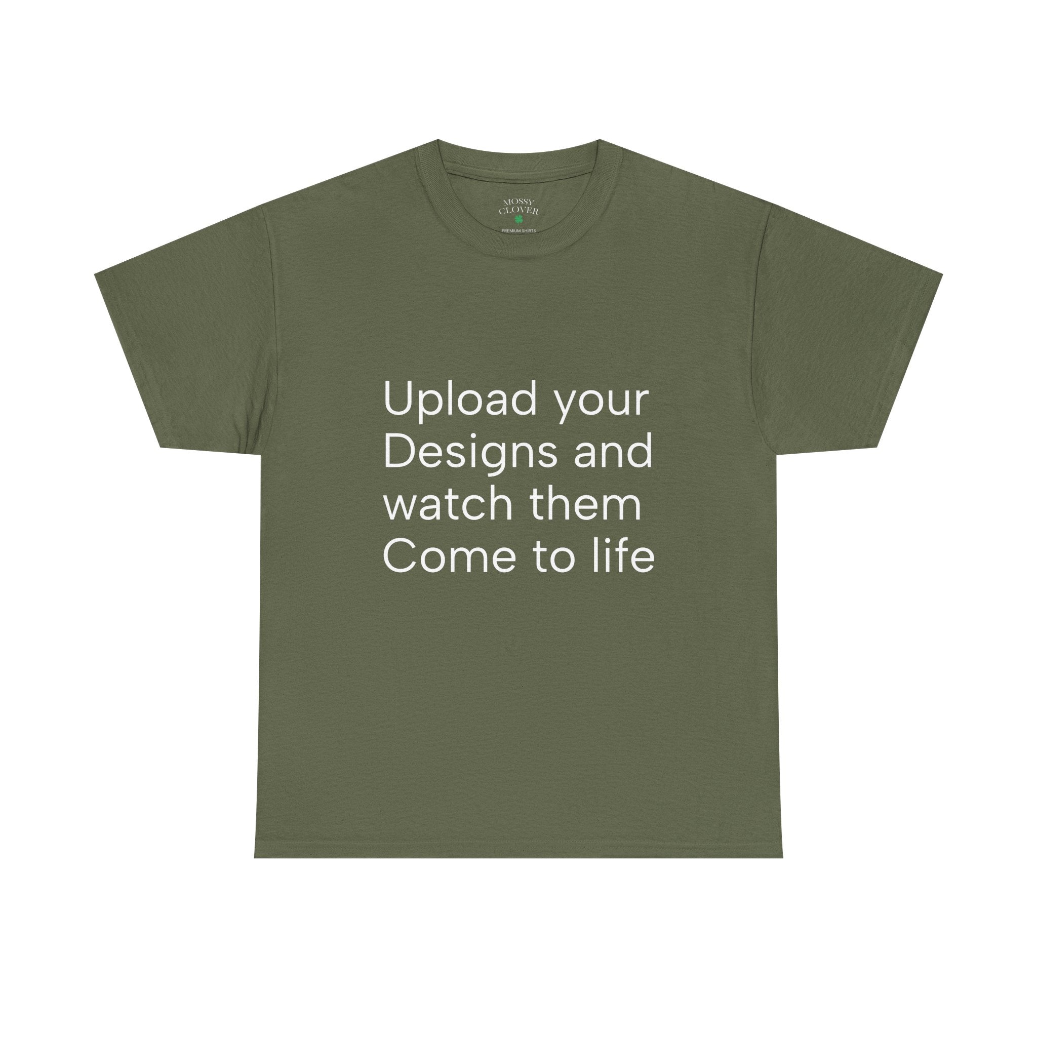 Customizable T‑Shirt – "Upload Your Designs and Watch Them Come to Life"