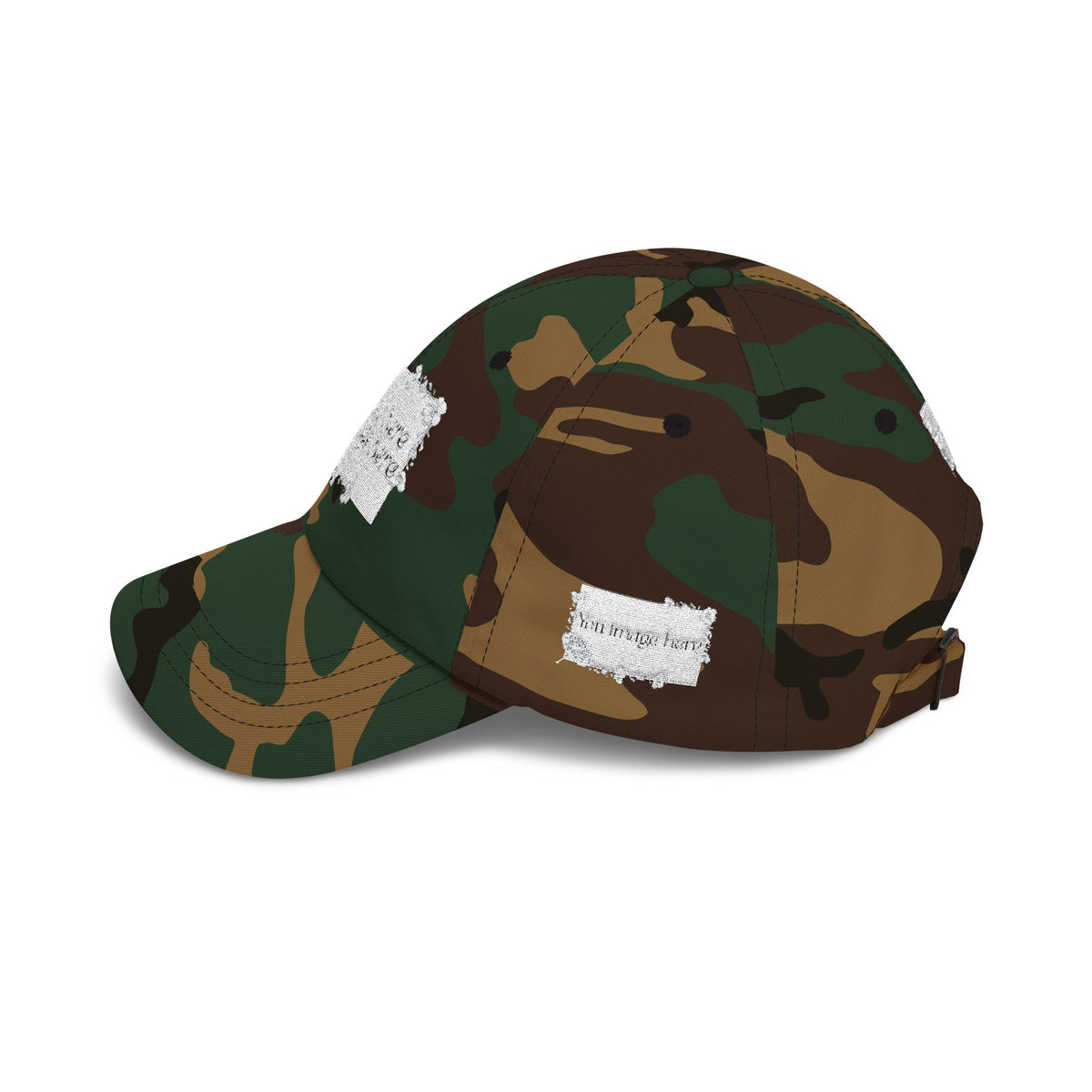 Minimal 'Print it your way' Embroidered Hat