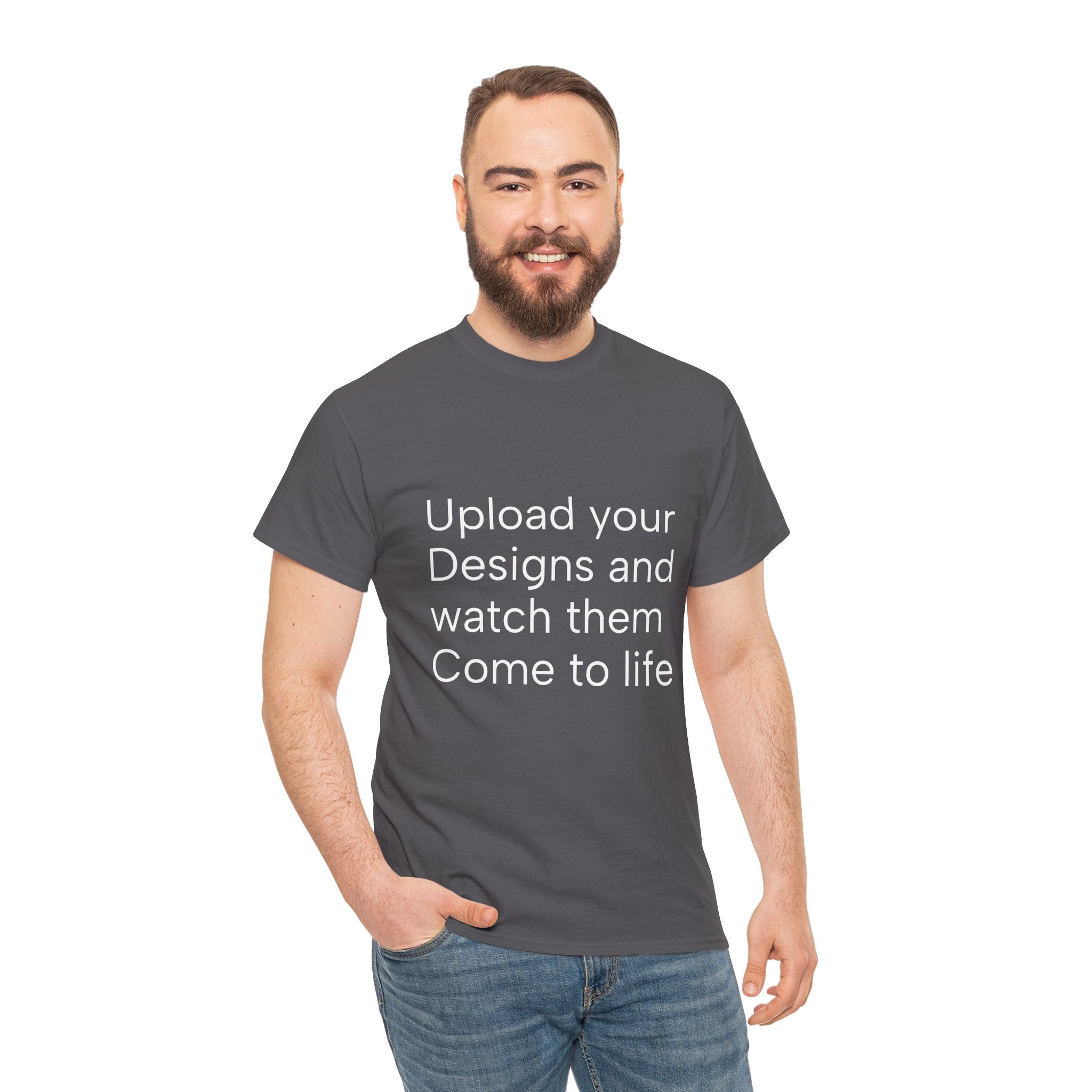Customizable T‑Shirt – "Upload Your Designs and Watch Them Come to Life"