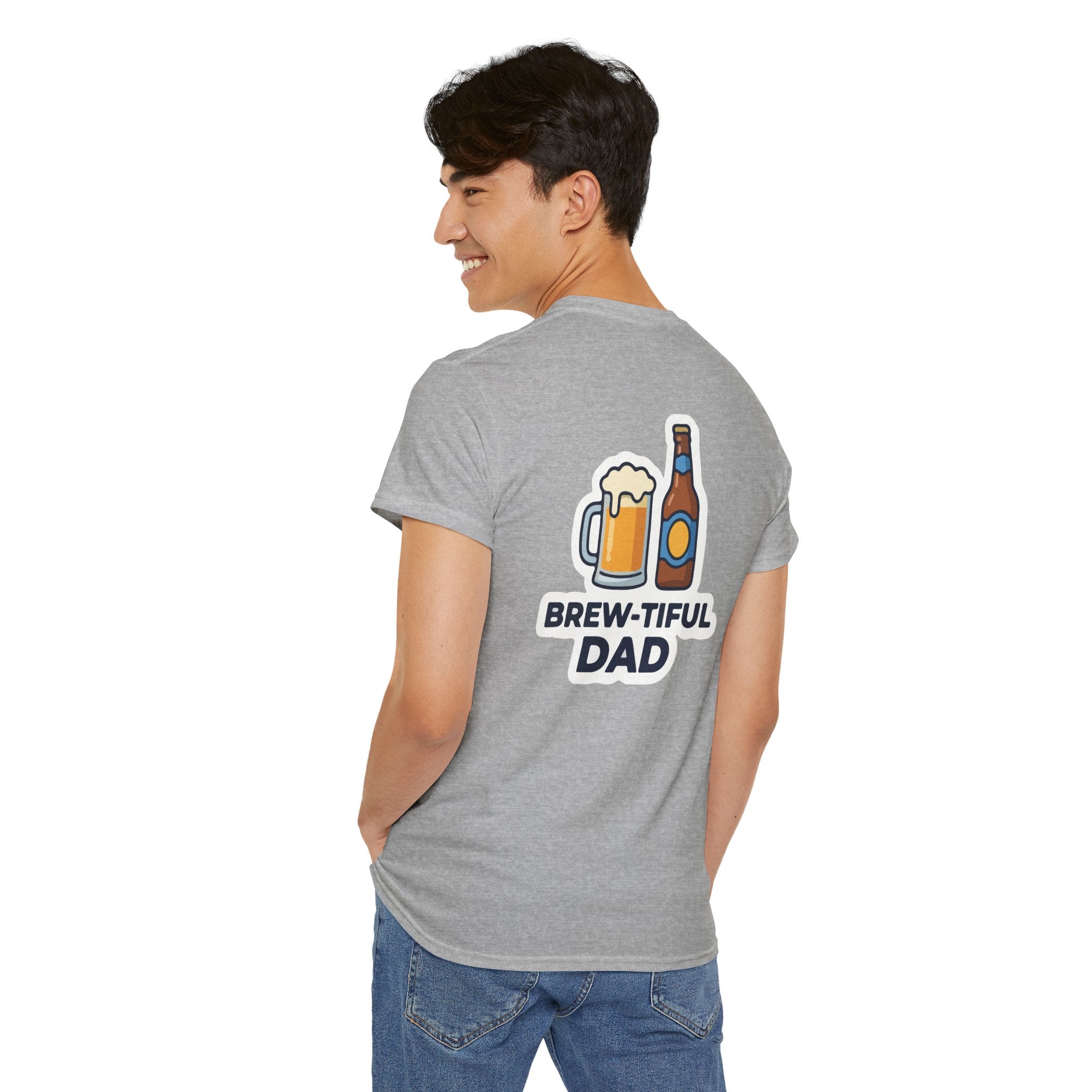 Brew-tiful Dad T-Shirt — Funny Father's Day Beer Tee