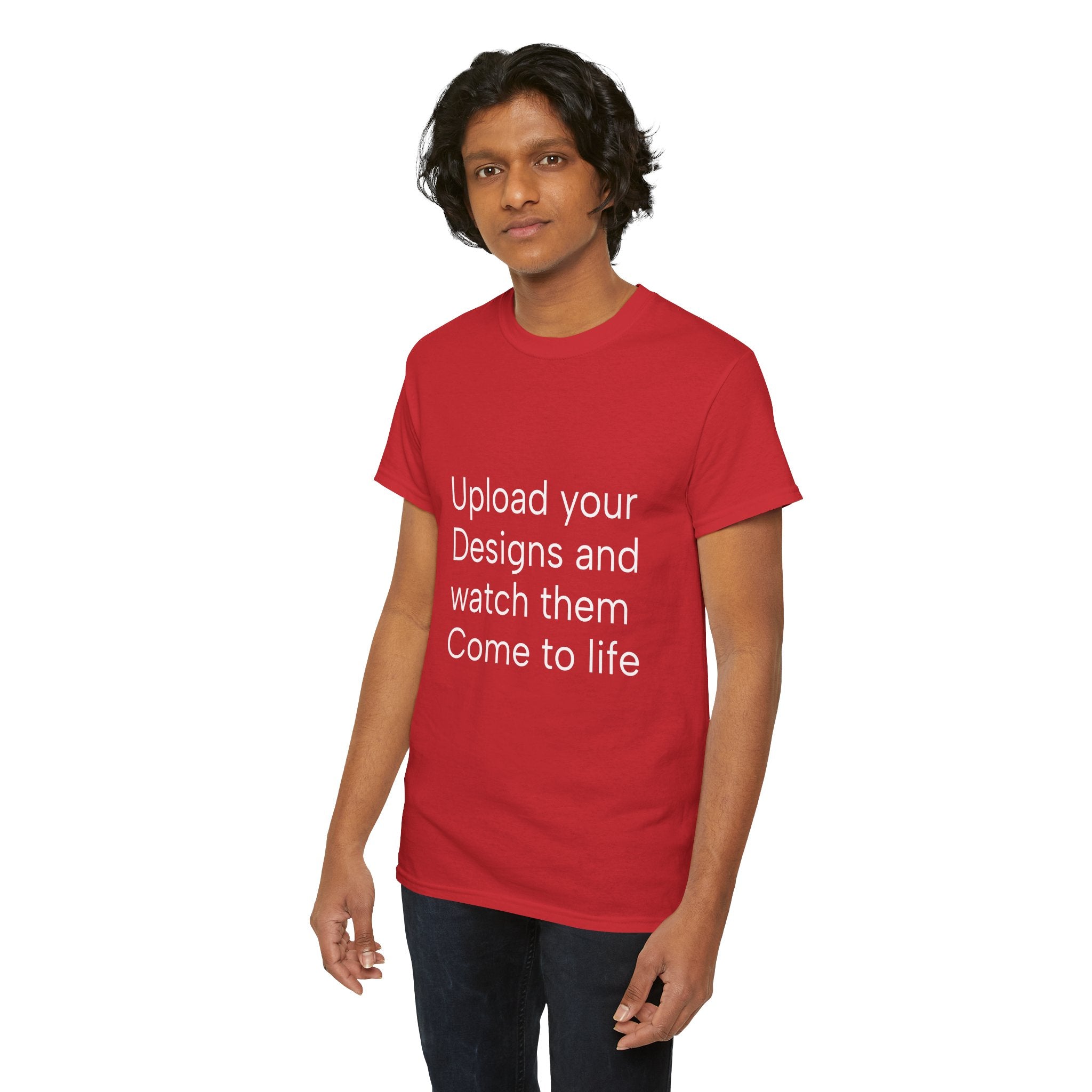 Customizable T‑Shirt – "Upload Your Designs and Watch Them Come to Life"