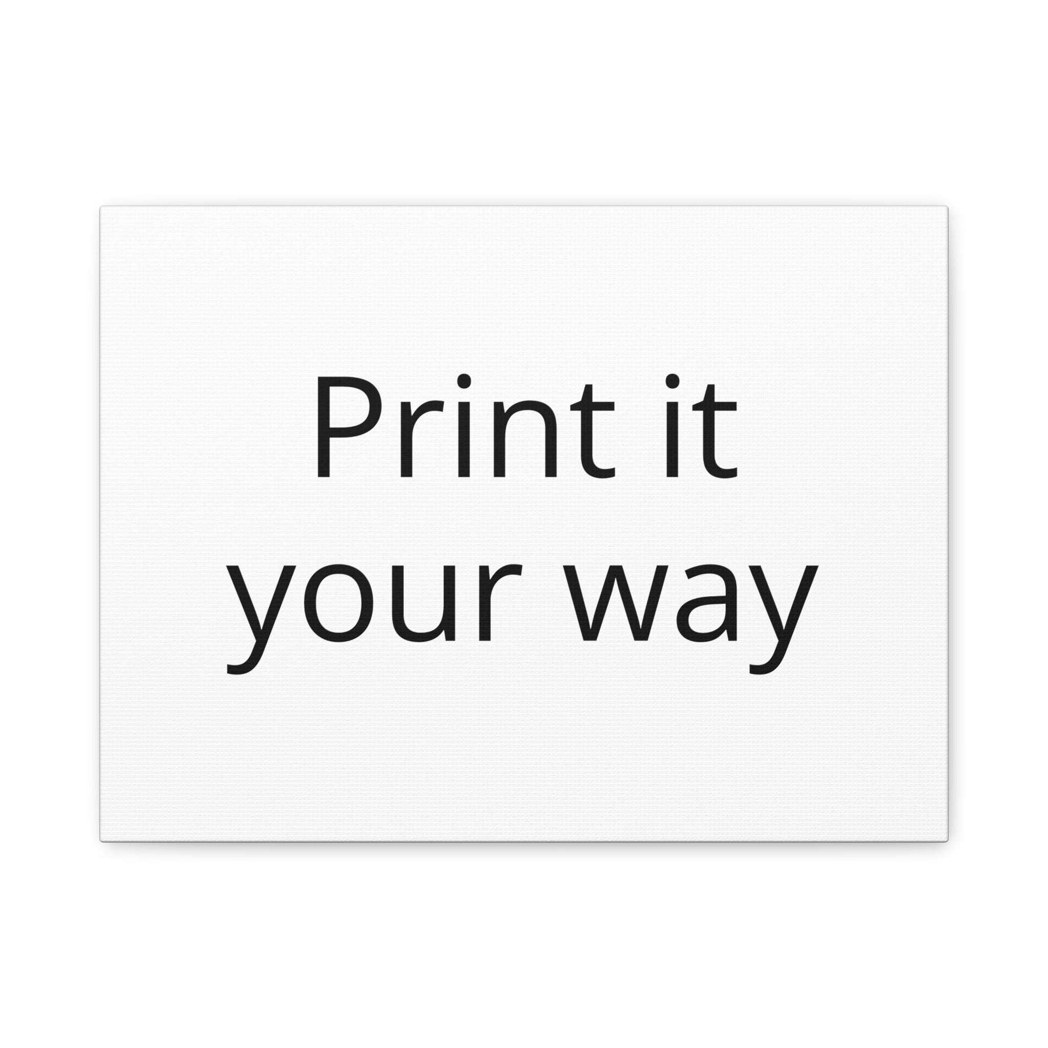 Matte Canvas, Stretched, 1.25"