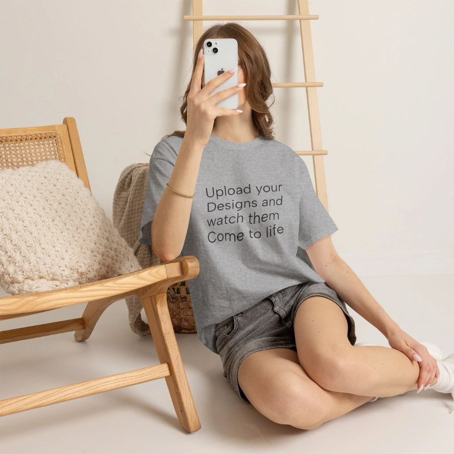 Customizable T‑Shirt – "Upload Your Designs and Watch Them Come to Life"