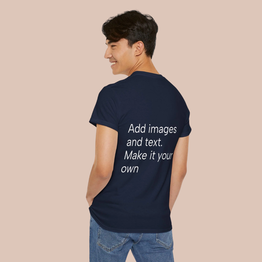 Customizable T‑Shirt – "Upload Your Designs and Watch Them Come to Life"