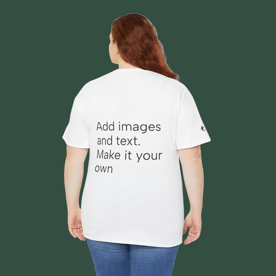 Customizable T‑Shirt – "Upload Your Designs and Watch Them Come to Life"