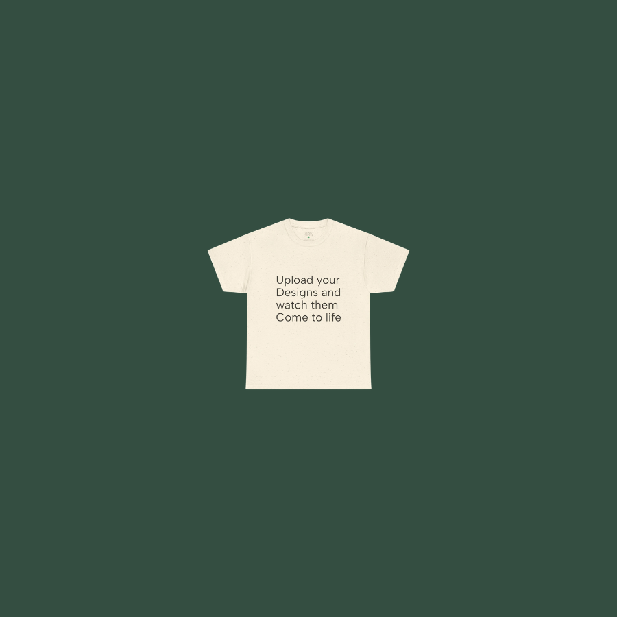 Customizable T‑Shirt – "Upload Your Designs and Watch Them Come to Life"