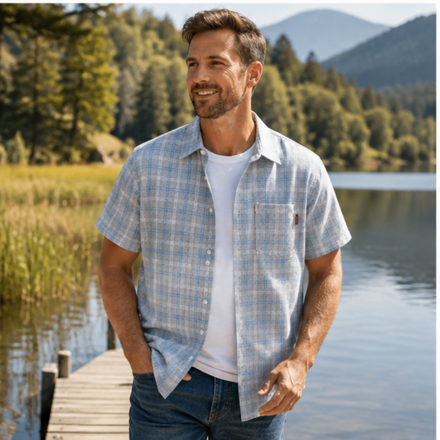 The Timber Wolf Plaid Button Down Shirt