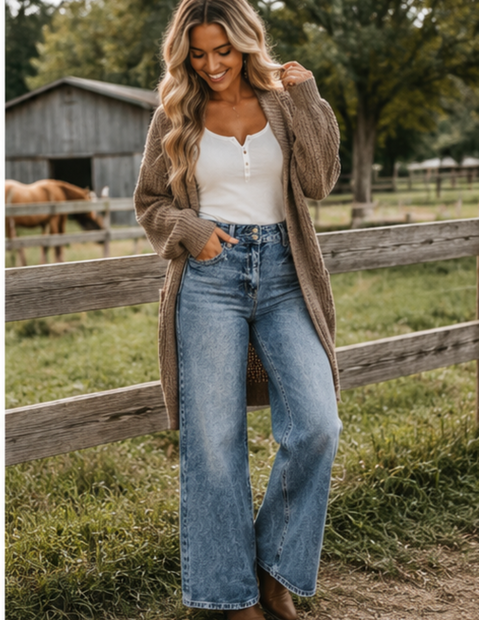 The Blue Ridge Flare Jeans - for Women