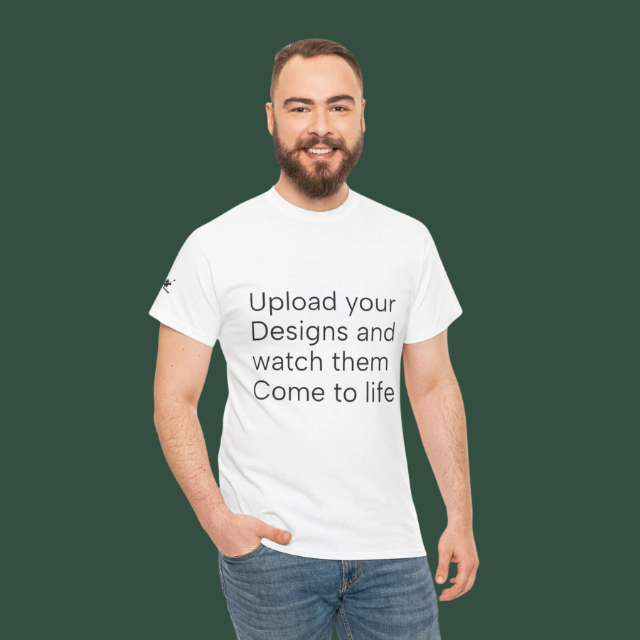 Customizable T‑Shirt – "Upload Your Designs and Watch Them Come to Life"