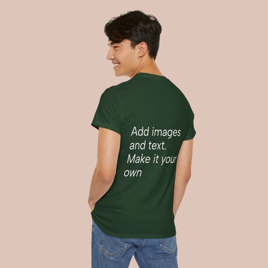 Customizable T‑Shirt – "Upload Your Designs and Watch Them Come to Life"