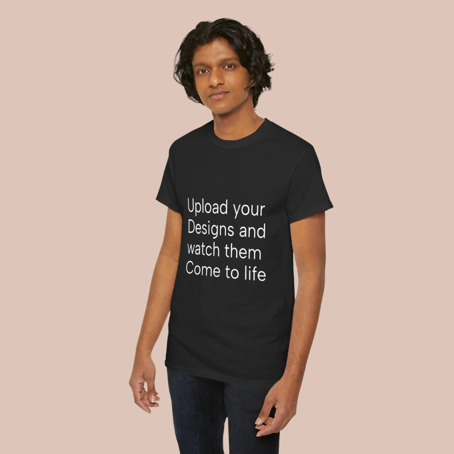 Customizable T‑Shirt – "Upload Your Designs and Watch Them Come to Life"