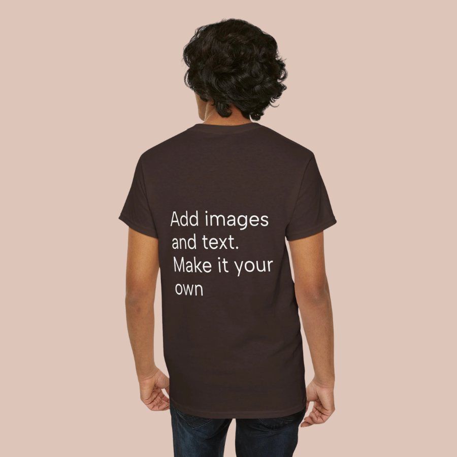 Customizable T‑Shirt – "Upload Your Designs and Watch Them Come to Life"