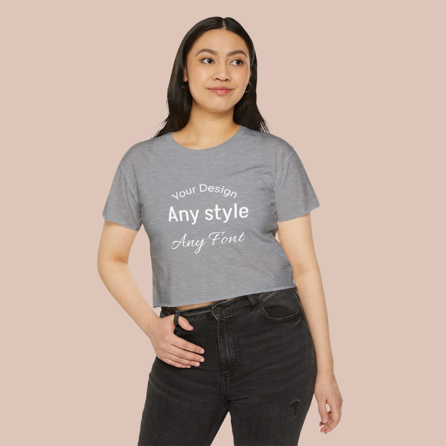 Women's Festival Crop Top — Customizable Graphic Crop Tee