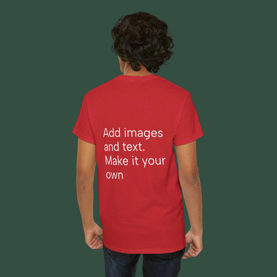 Customizable T‑Shirt – "Upload Your Designs and Watch Them Come to Life"