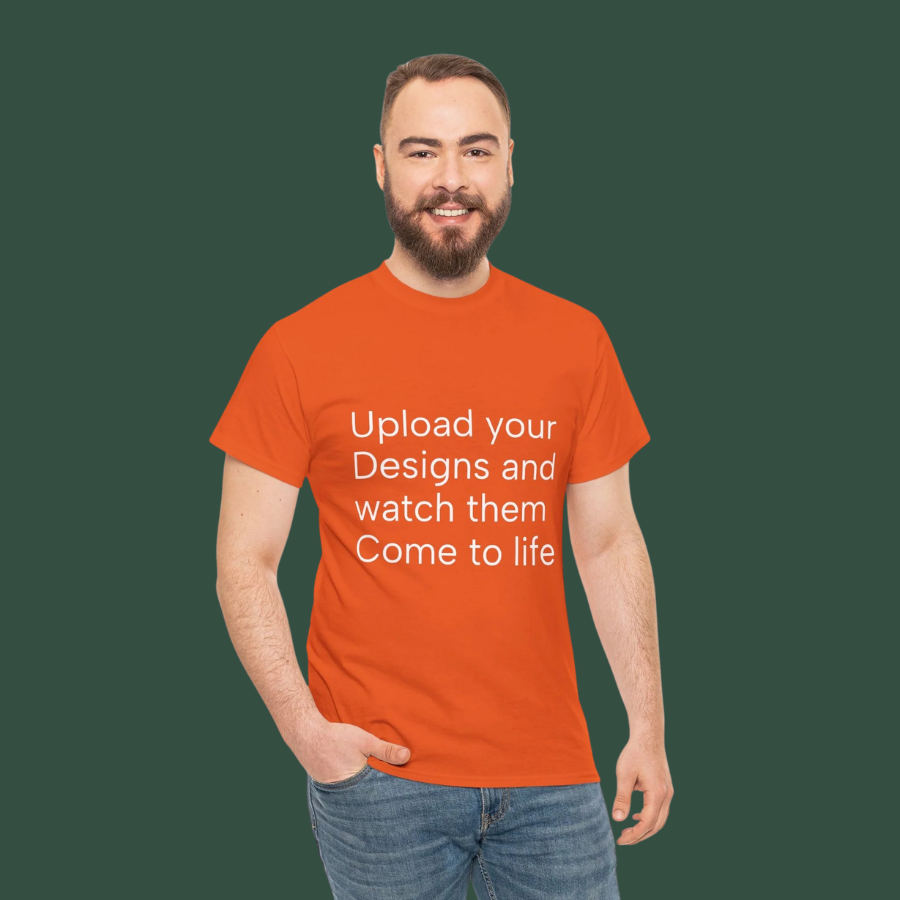 Customizable T‑Shirt – "Upload Your Designs and Watch Them Come to Life"