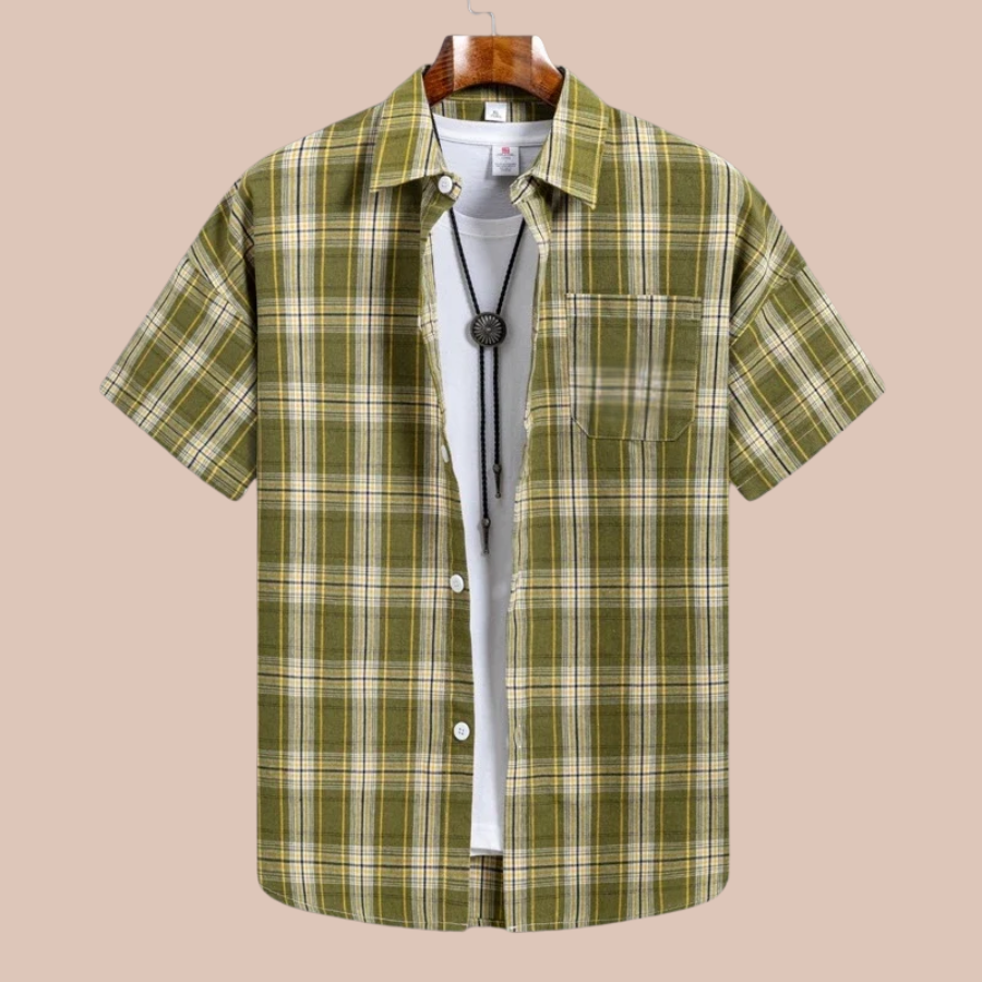 The Timber Wolf Plaid Button Down Shirt