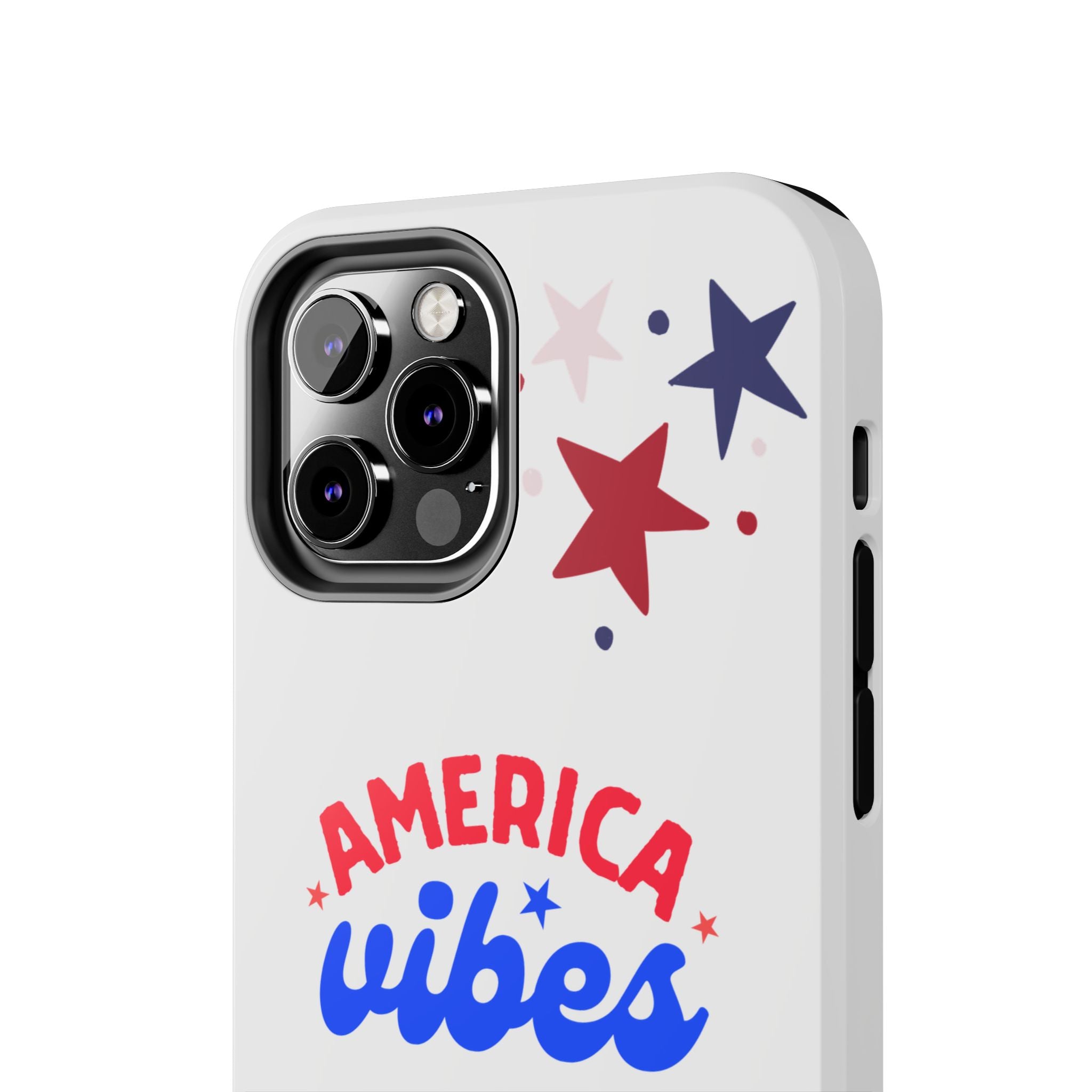 America Vibes Tough Phone Case — Patriotic Red White Blue Stars iPhone Case