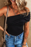 The Noir One-Shoulder Bodysuit