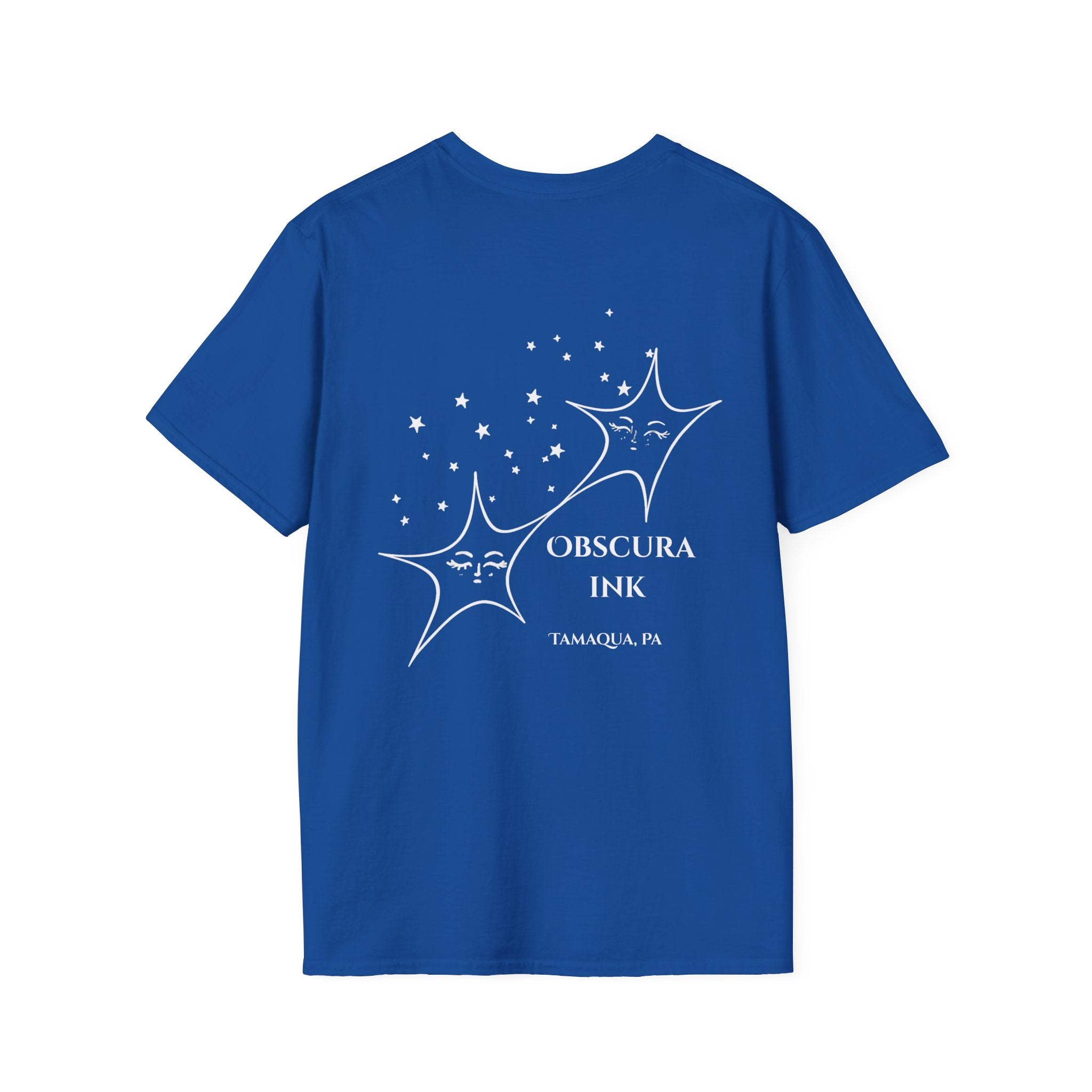 Stars logo ~ Back ~ Obscura Ink Signature Tee