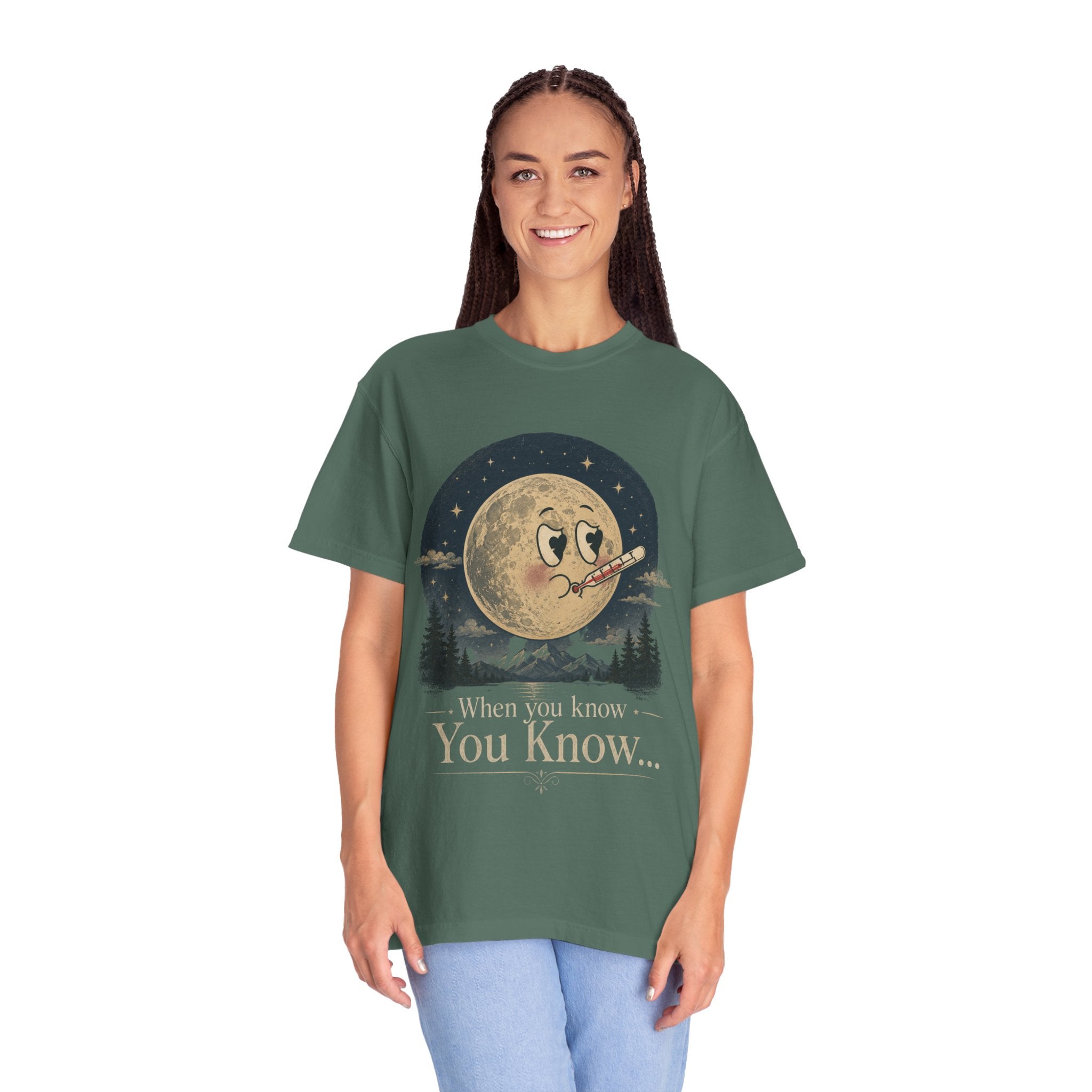 Moonlit Retro Tee — 'When You Know... You Know' Graphic T-Shirt